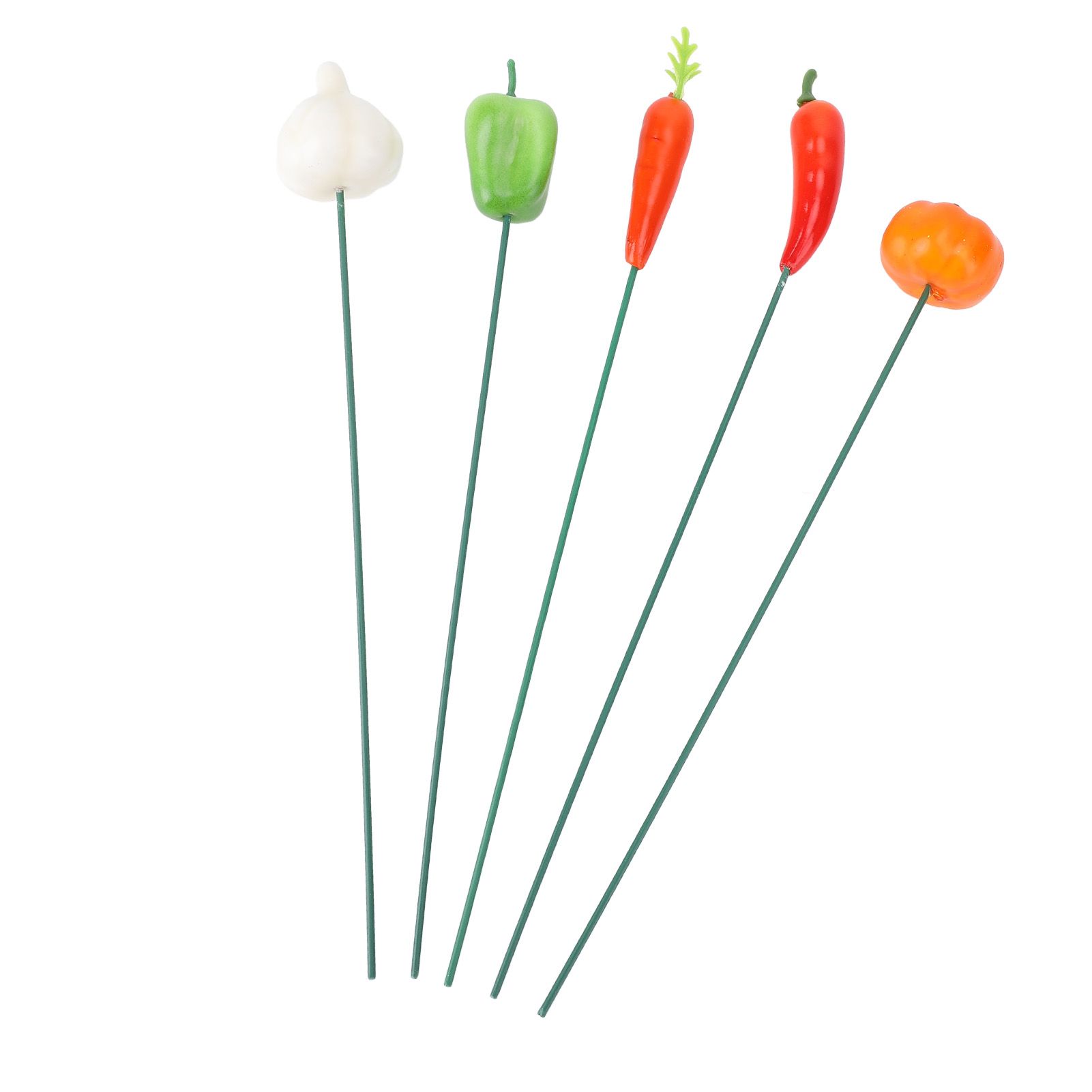 5Pcs Garden Stake Decoration Weather Proof Multifunctional Stable Support Lawn view 4