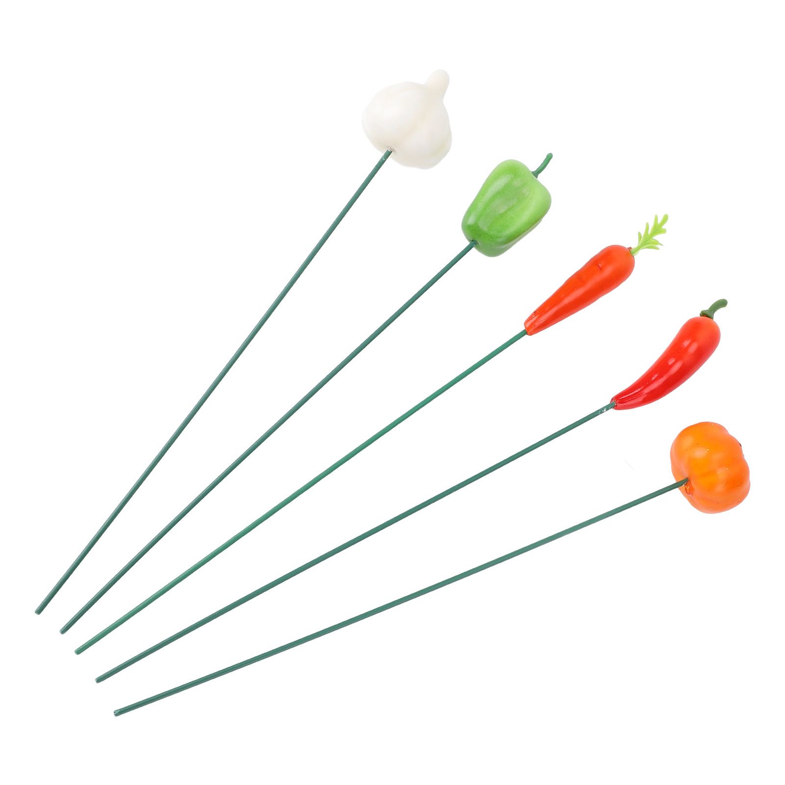 5Pcs Garden Stake Decoration Weather Proof Multifunctional Stable Support Lawn view 8