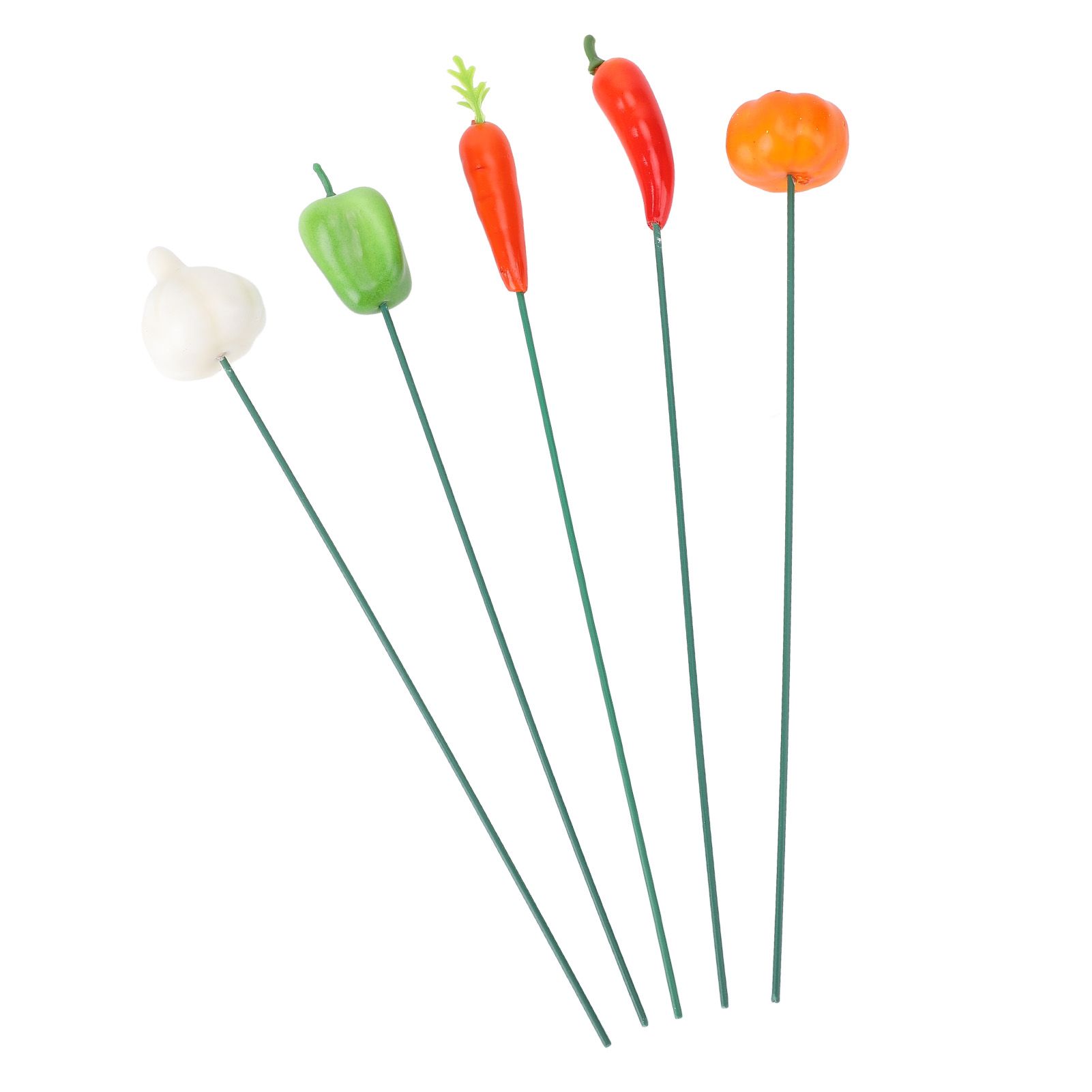 5Pcs Garden Stake Decoration Weather Proof Multifunctional Stable Support Lawn view 9