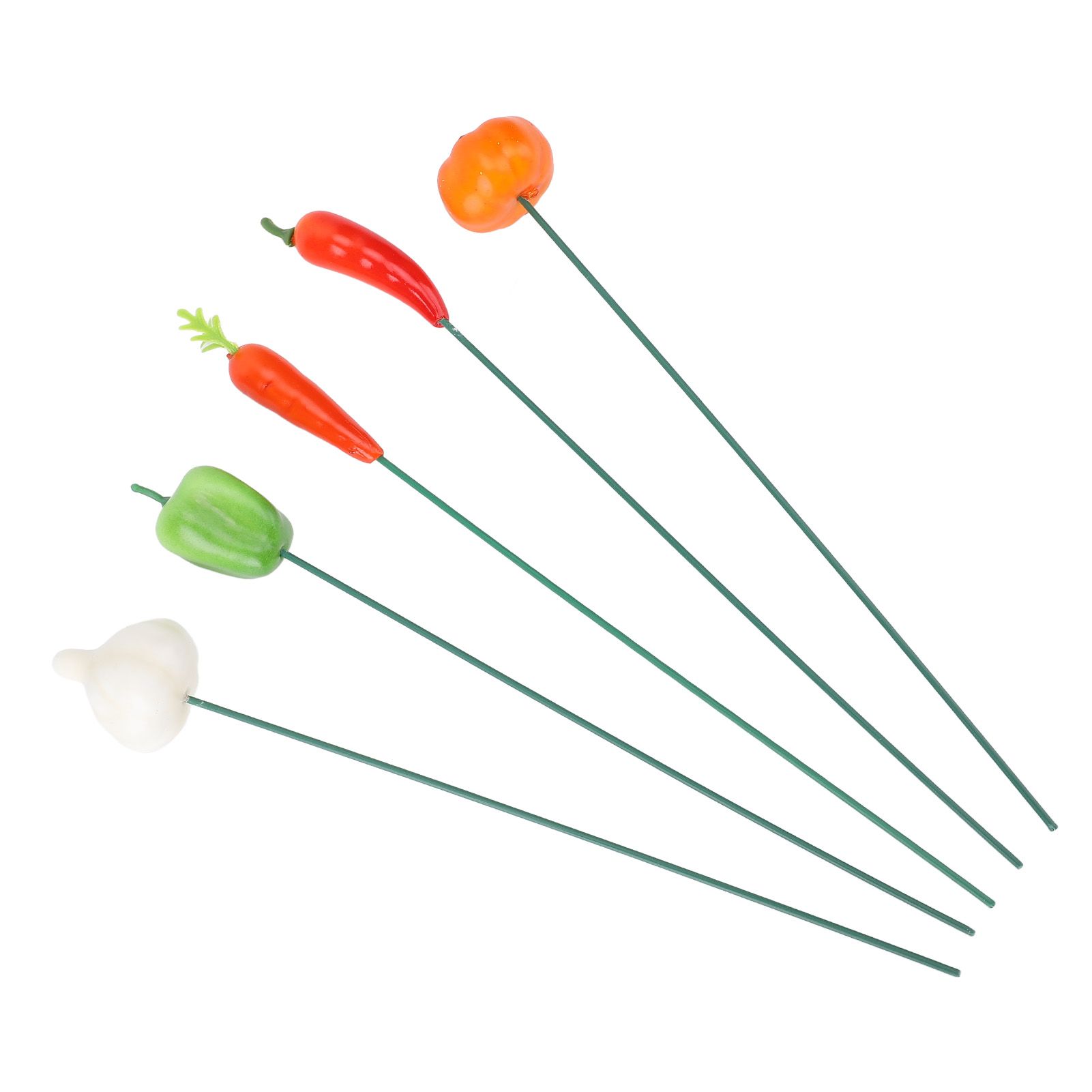 5Pcs Garden Stake Decoration Weather Proof Multifunctional Stable Support Lawn view 10