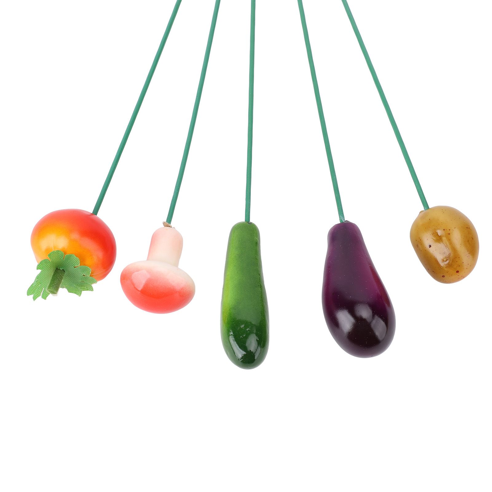 5Pcs Garden Stake Decoration Weather Proof Multifunctional Stable Support Lawn view 2