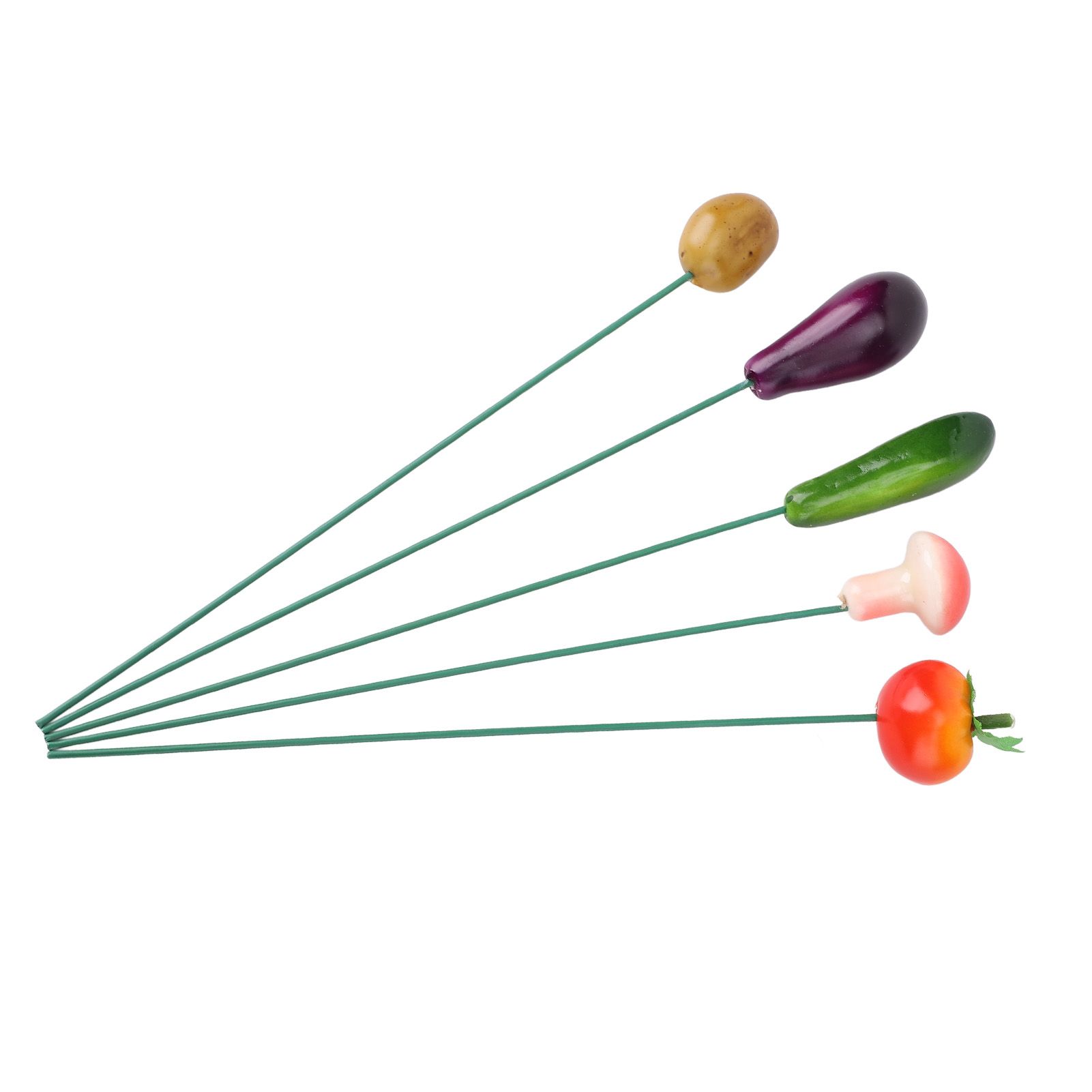 5Pcs Garden Stake Decoration Weather Proof Multifunctional Stable Support Lawn view 4