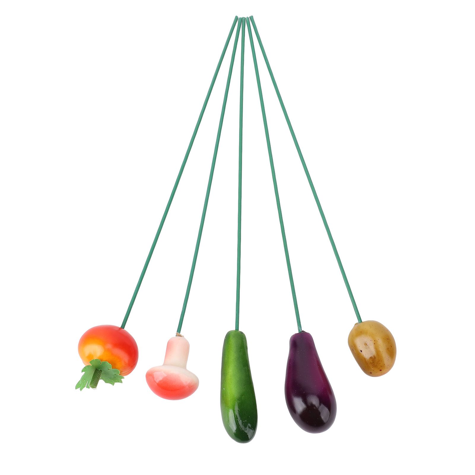 5Pcs Garden Stake Decoration Weather Proof Multifunctional Stable Support Lawn view 5
