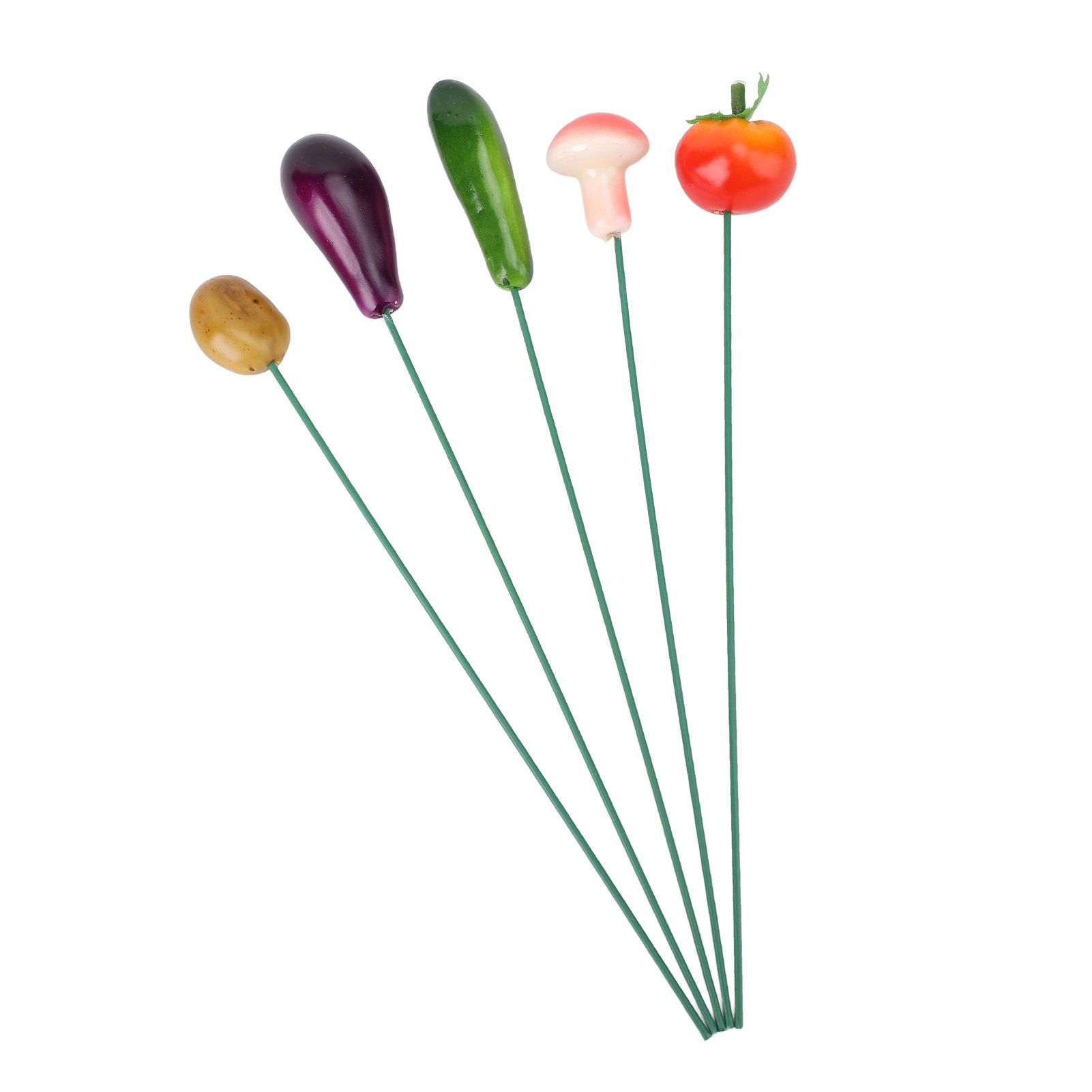 5Pcs Garden Stake Decoration Weather Proof Multifunctional Stable Support Lawn view 6