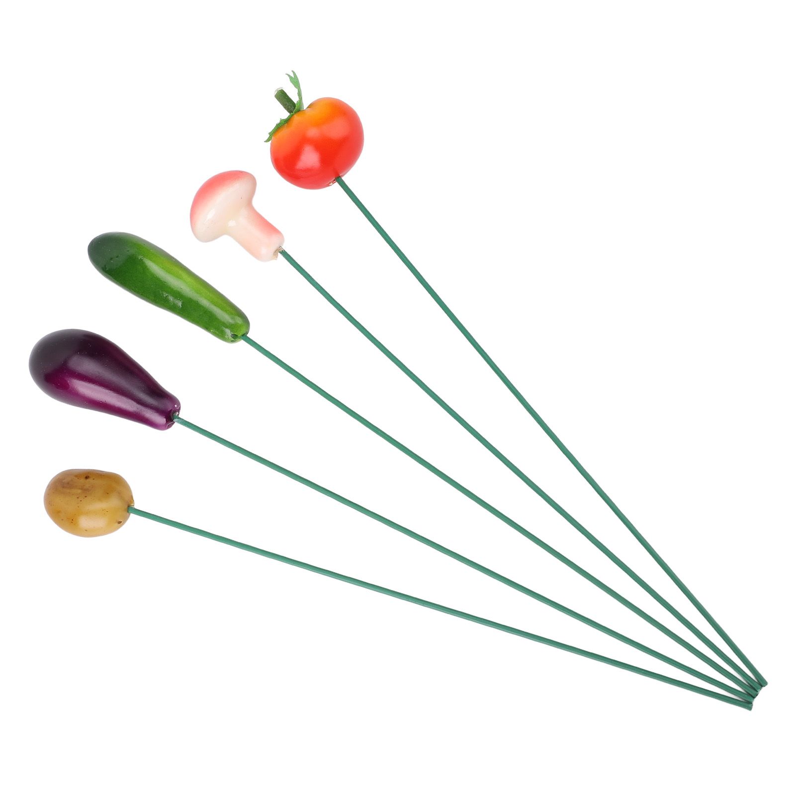 5Pcs Garden Stake Decoration Weather Proof Multifunctional Stable Support Lawn view 9