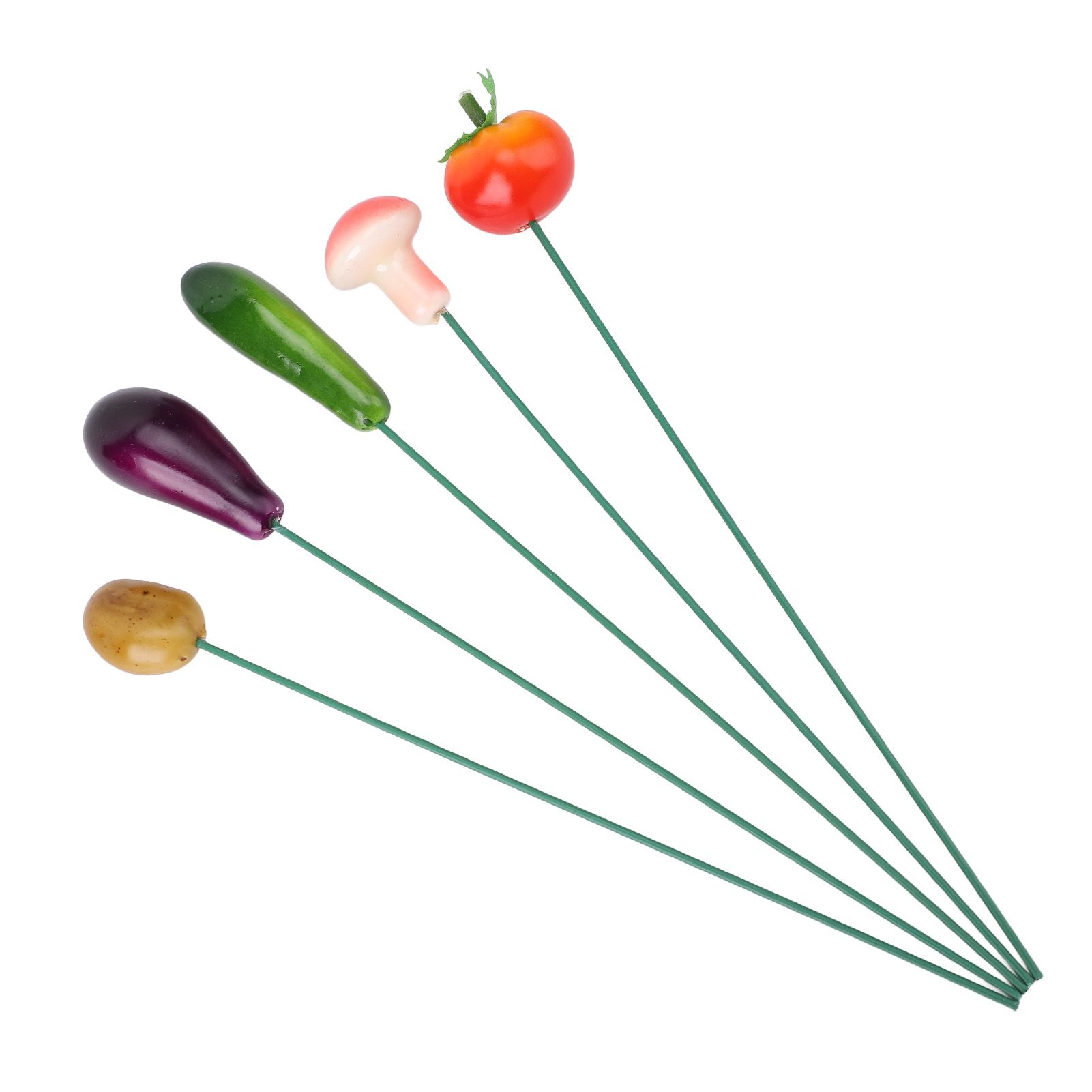 5Pcs Garden Stake Decoration Weather Proof Multifunctional Stable Support Lawn view 11