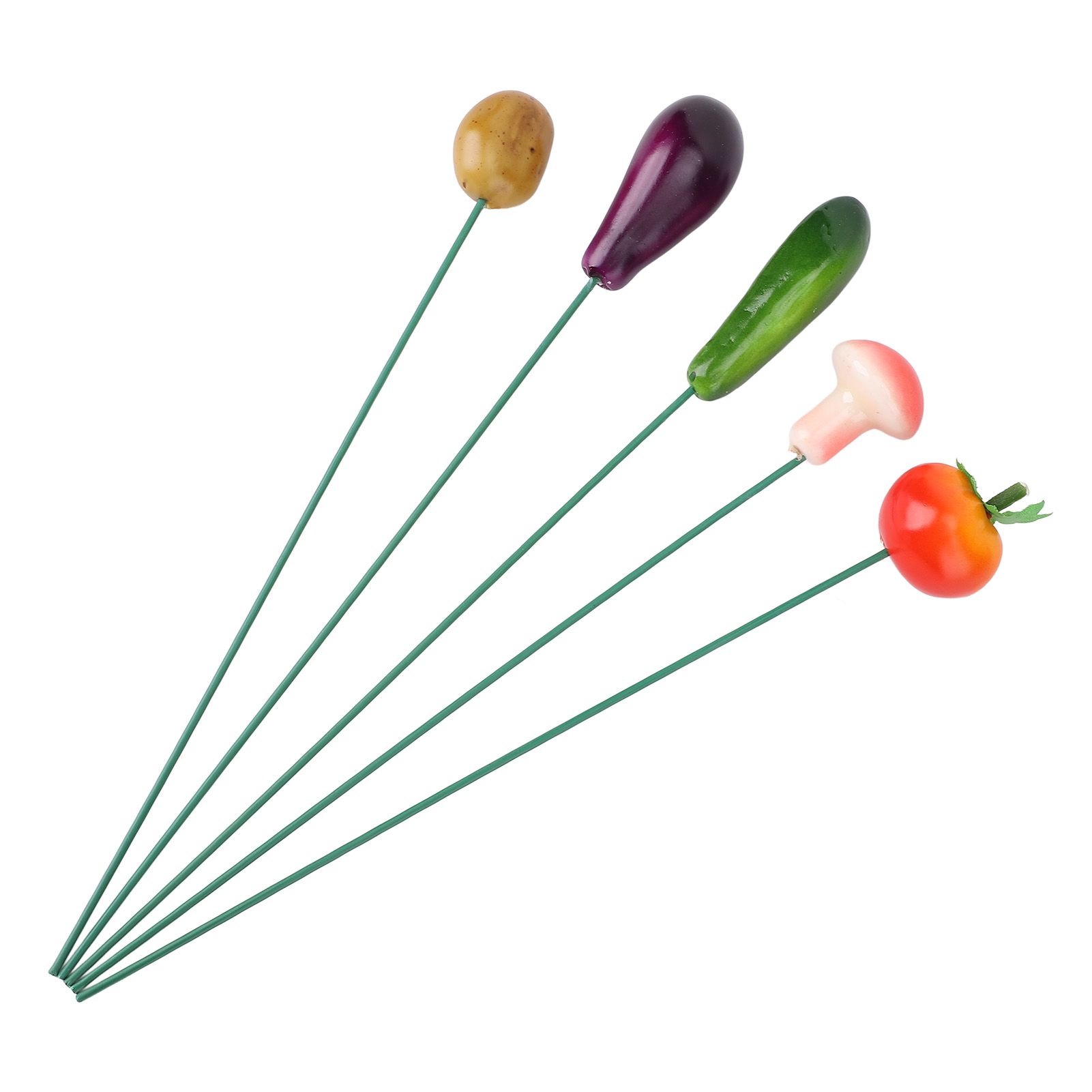 5Pcs Garden Stake Decoration Weather Proof Multifunctional Stable Support Lawn view 12