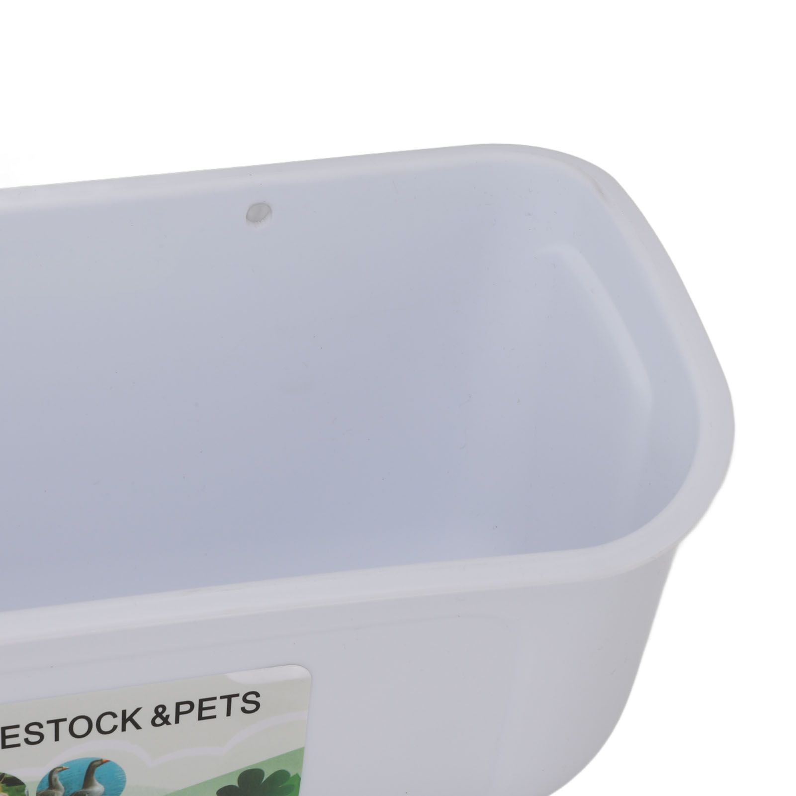 2PCS Hanging Poultry Feeder Plastic Livestock Feeding Trough for Chicken Geese view 7