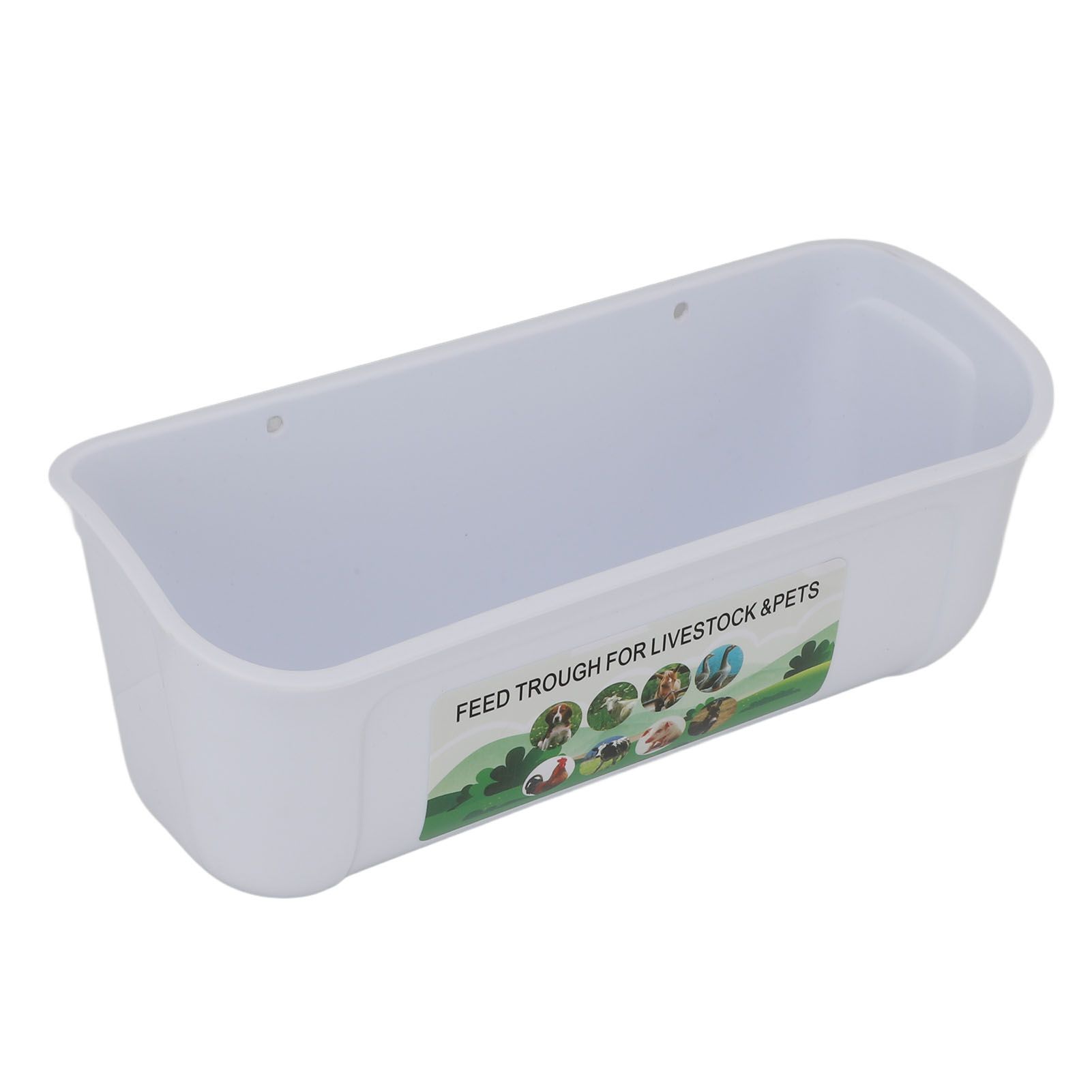 2PCS Hanging Poultry Feeder Plastic Livestock Feeding Trough for Chicken Geese view 9