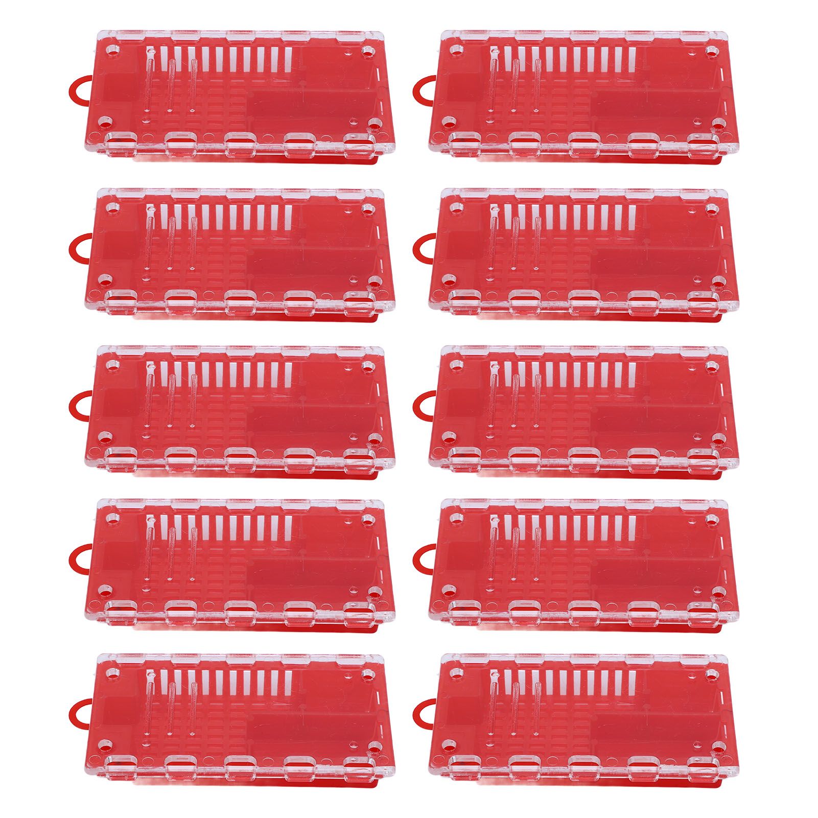 10pcs Queen Bee Cage Plastic Queen Bee Transporting Catcher Beekeeping view 3
