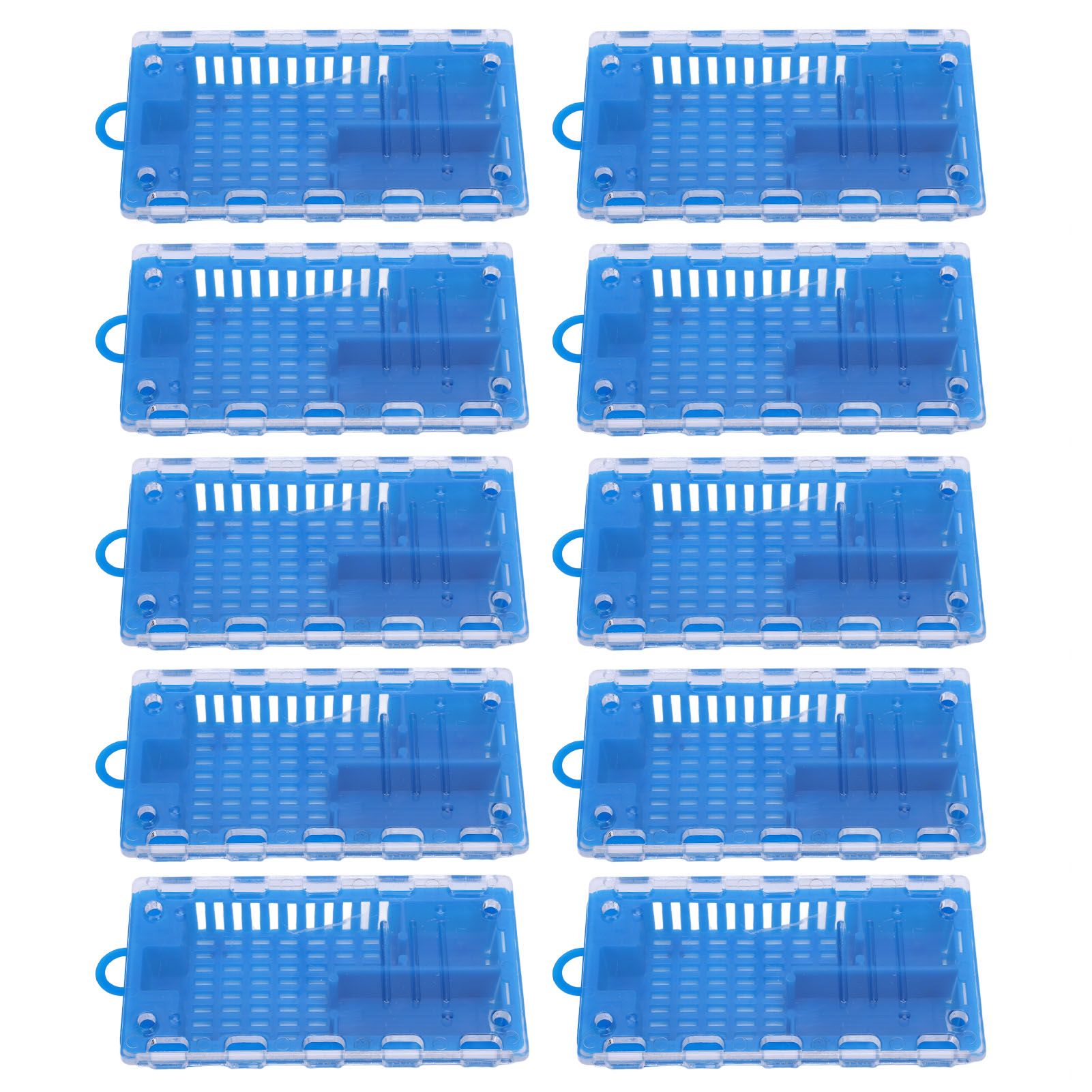 10pcs Queen Bee Cage Plastic Queen Bee Transporting Catcher Beekeeping view 3