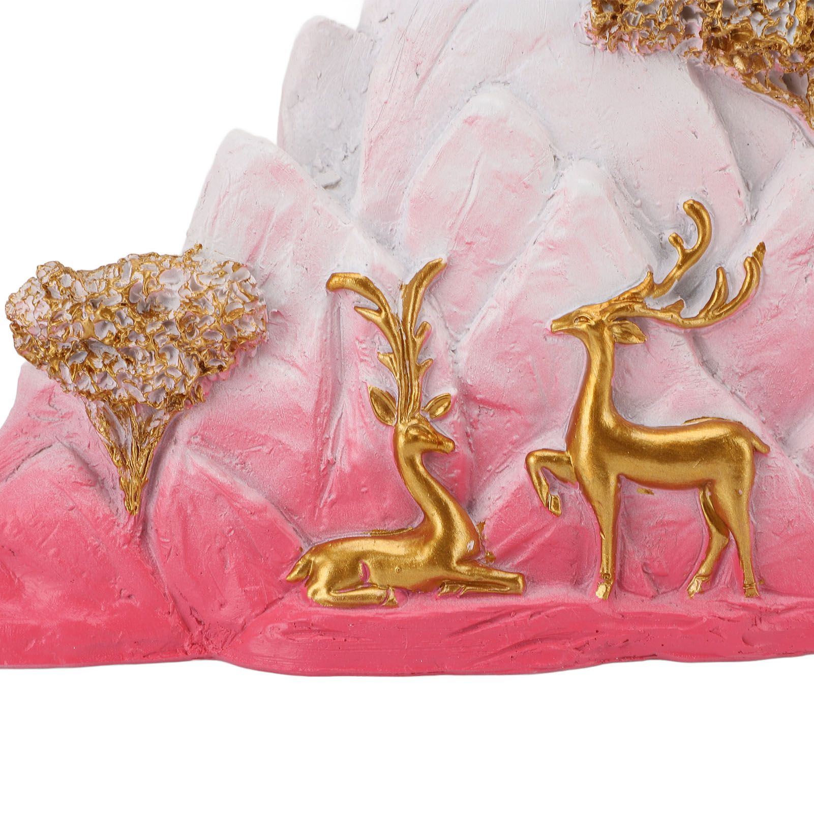 Resin Sitting Standing Deer Statues Reindeer Figurines Ornaments Mountain view 5