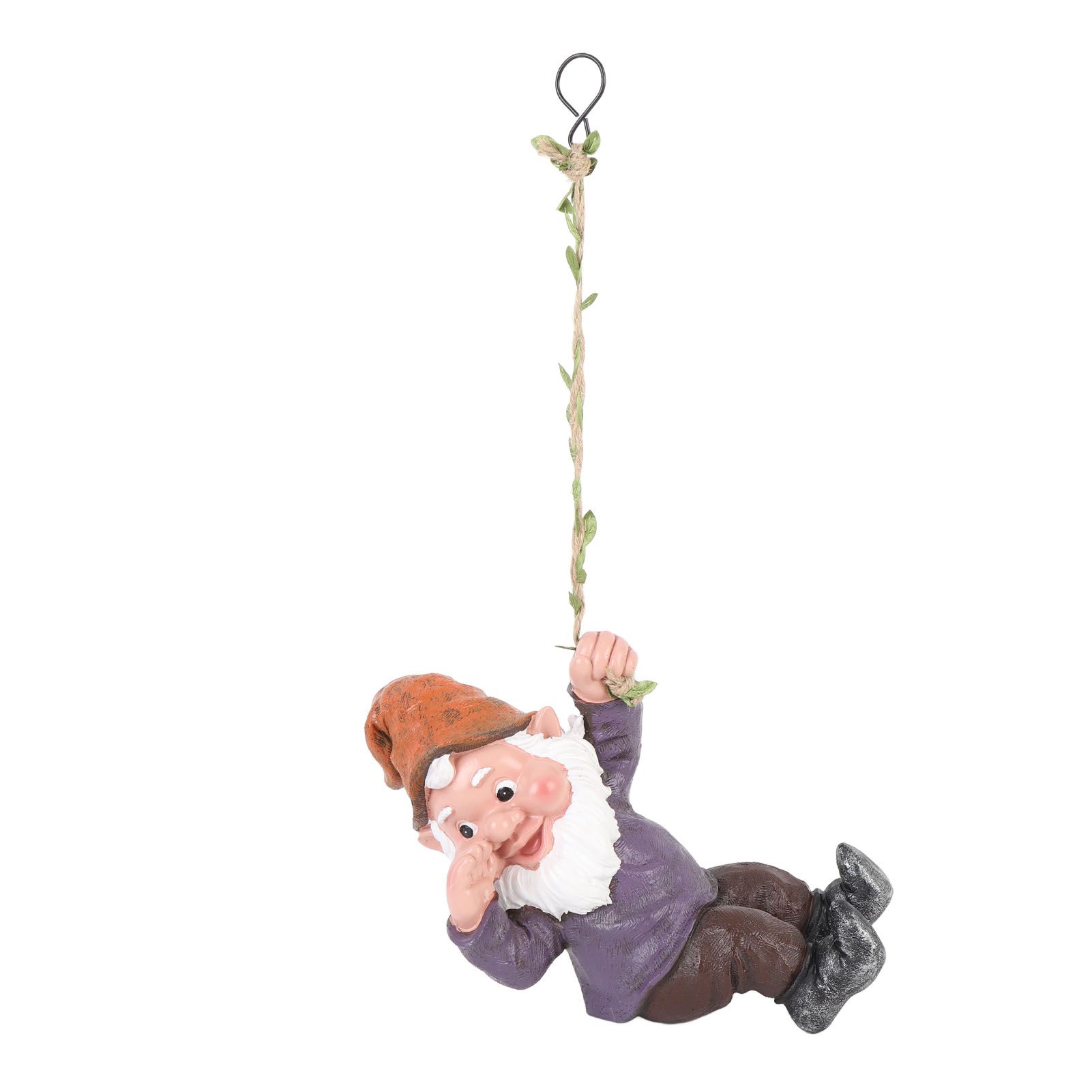 Gnome Figurine Resin Vivid Funny Realistic Climbing Gnome Statue for Home view 3