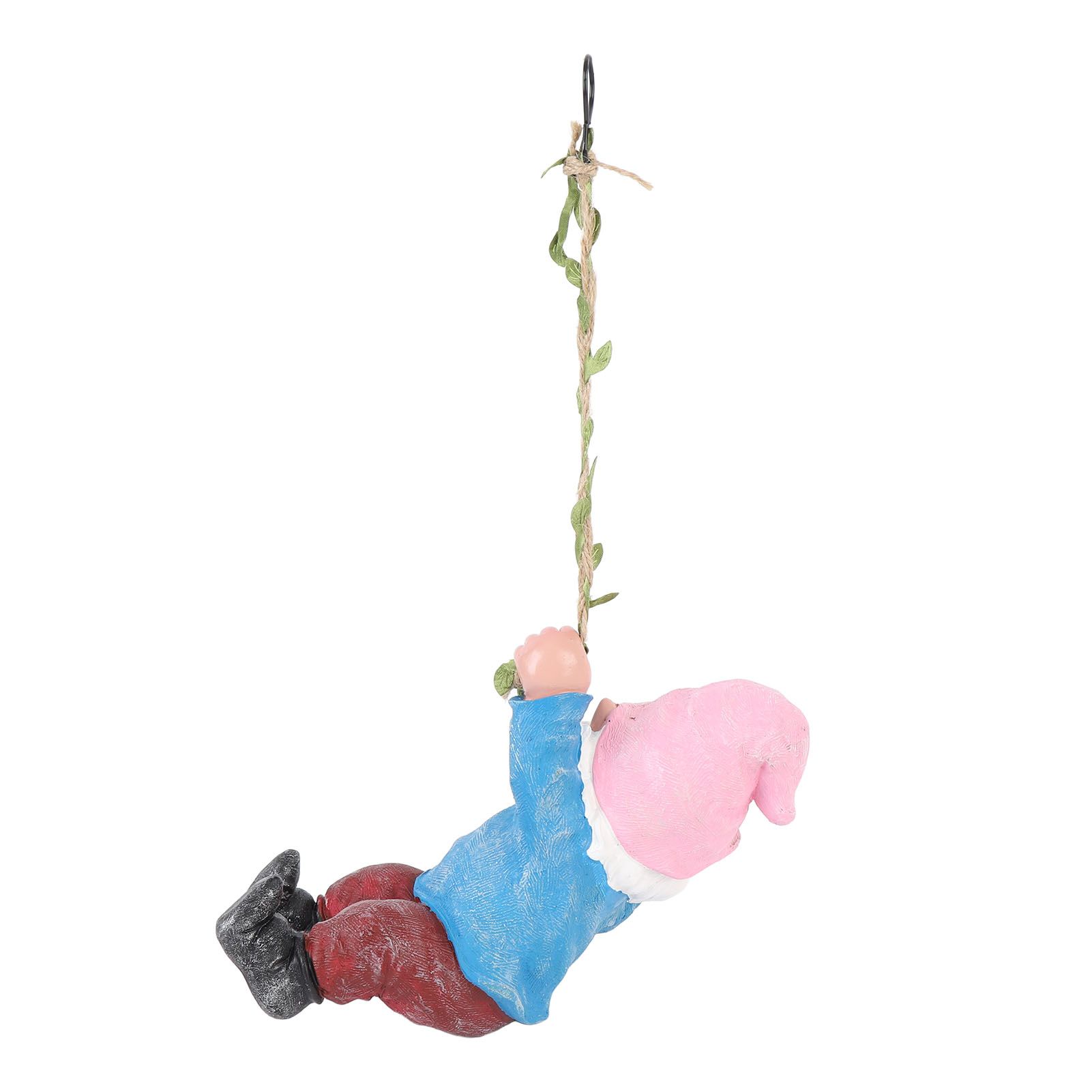Gnome Figurine Resin Vivid Funny Realistic Climbing Gnome Statue for Home view 11