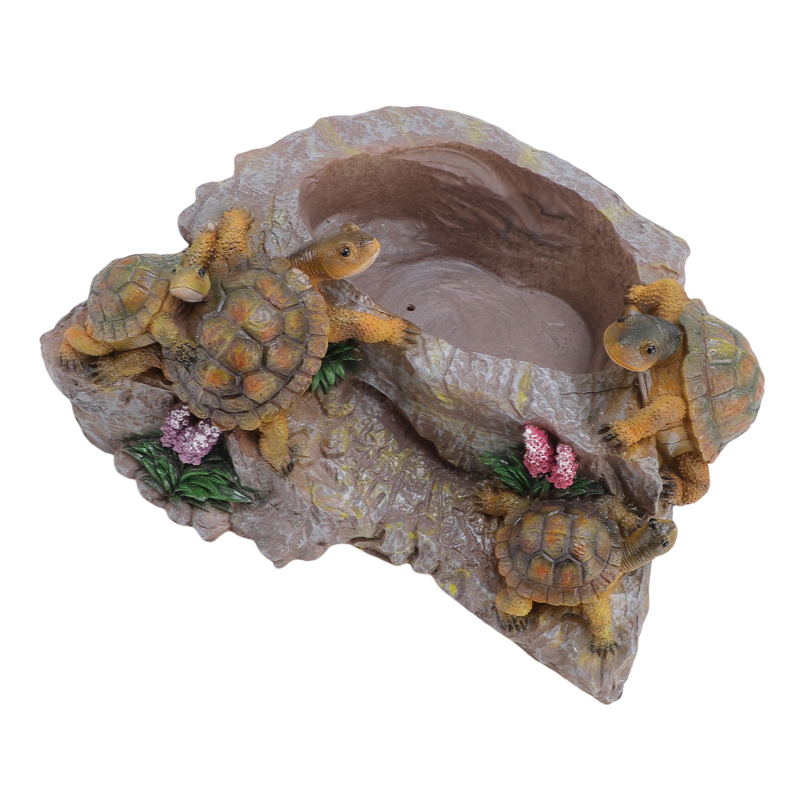 Turtle Plant Pot Creative Exquisite Resin Turtle Sculpture for Indoor Outdoor — image 1