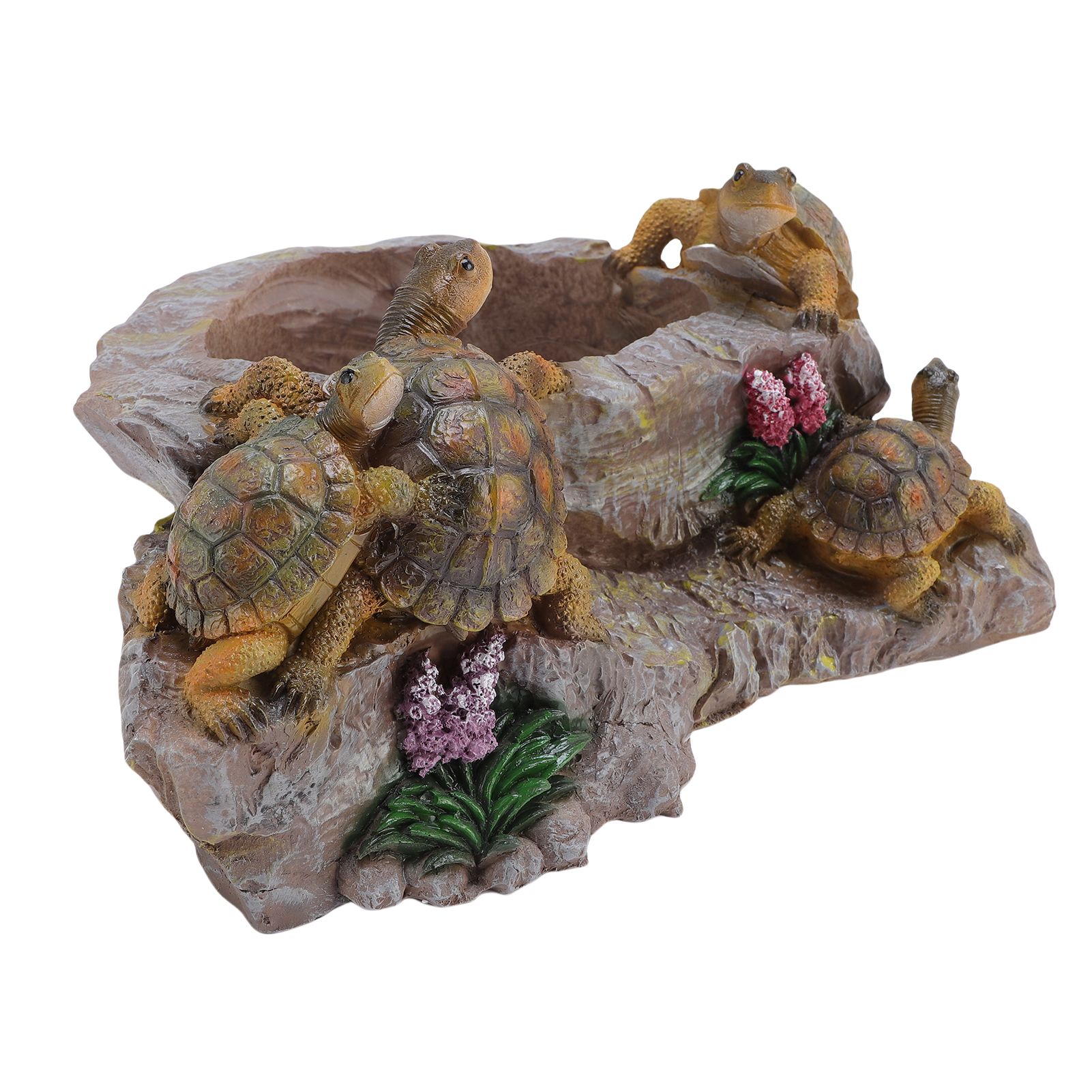 Turtle Plant Pot Creative Exquisite Resin Turtle Sculpture for Indoor Outdoor view 10