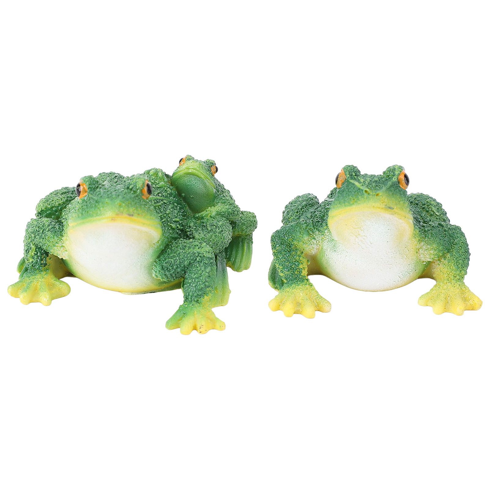 Frog Statue Garden Decor Resin Weatherproof Outdoor Frog Figurine Lawn view 3