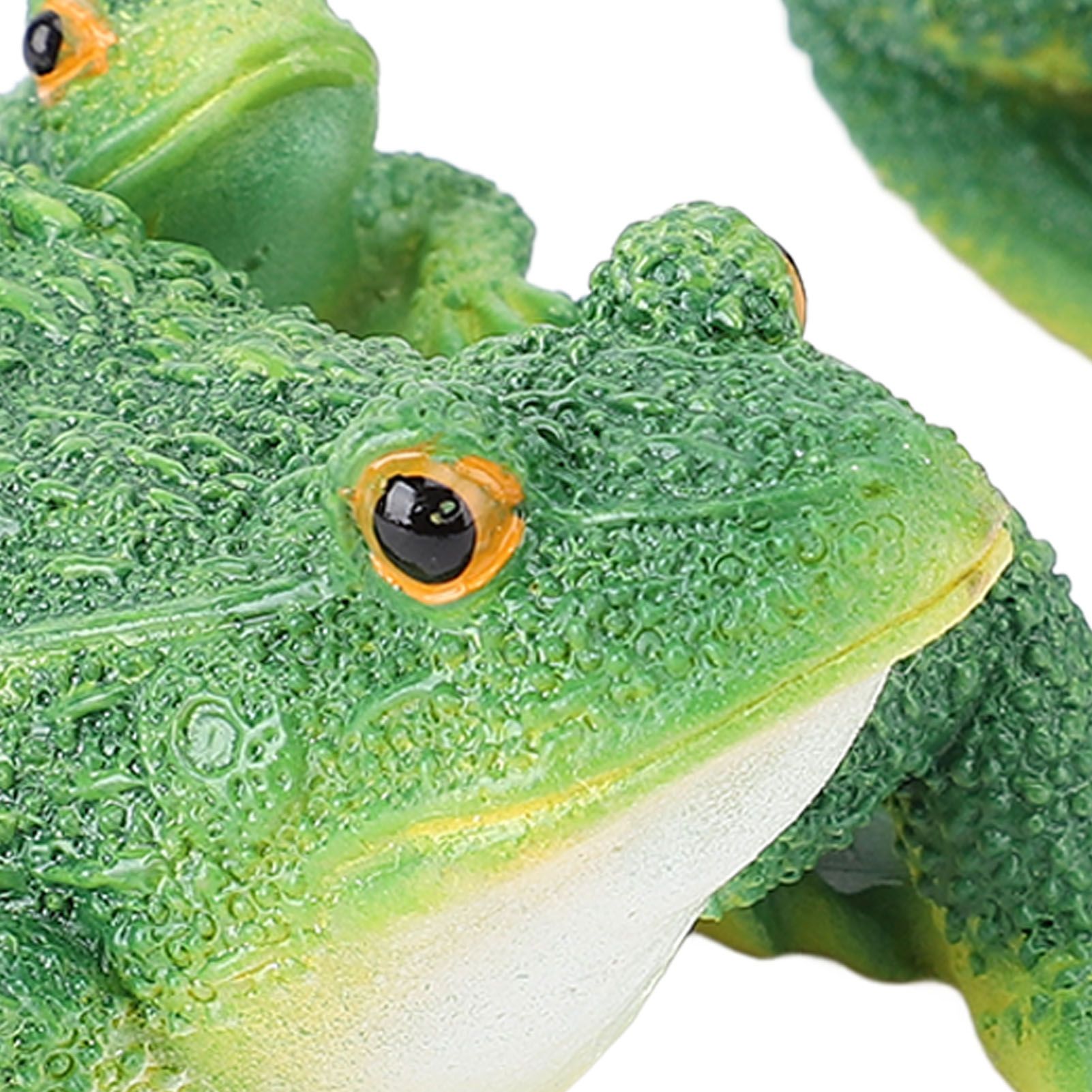 Frog Statue Garden Decor Resin Weatherproof Outdoor Frog Figurine Lawn view 5