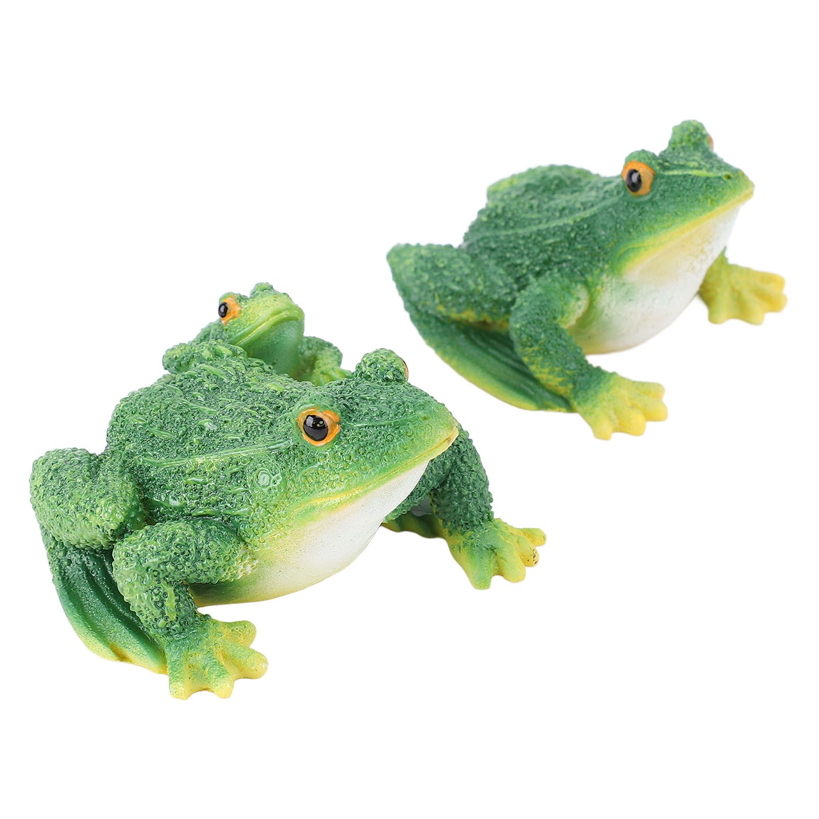 Frog Statue Garden Decor Resin Weatherproof Outdoor Frog Figurine Lawn view 6