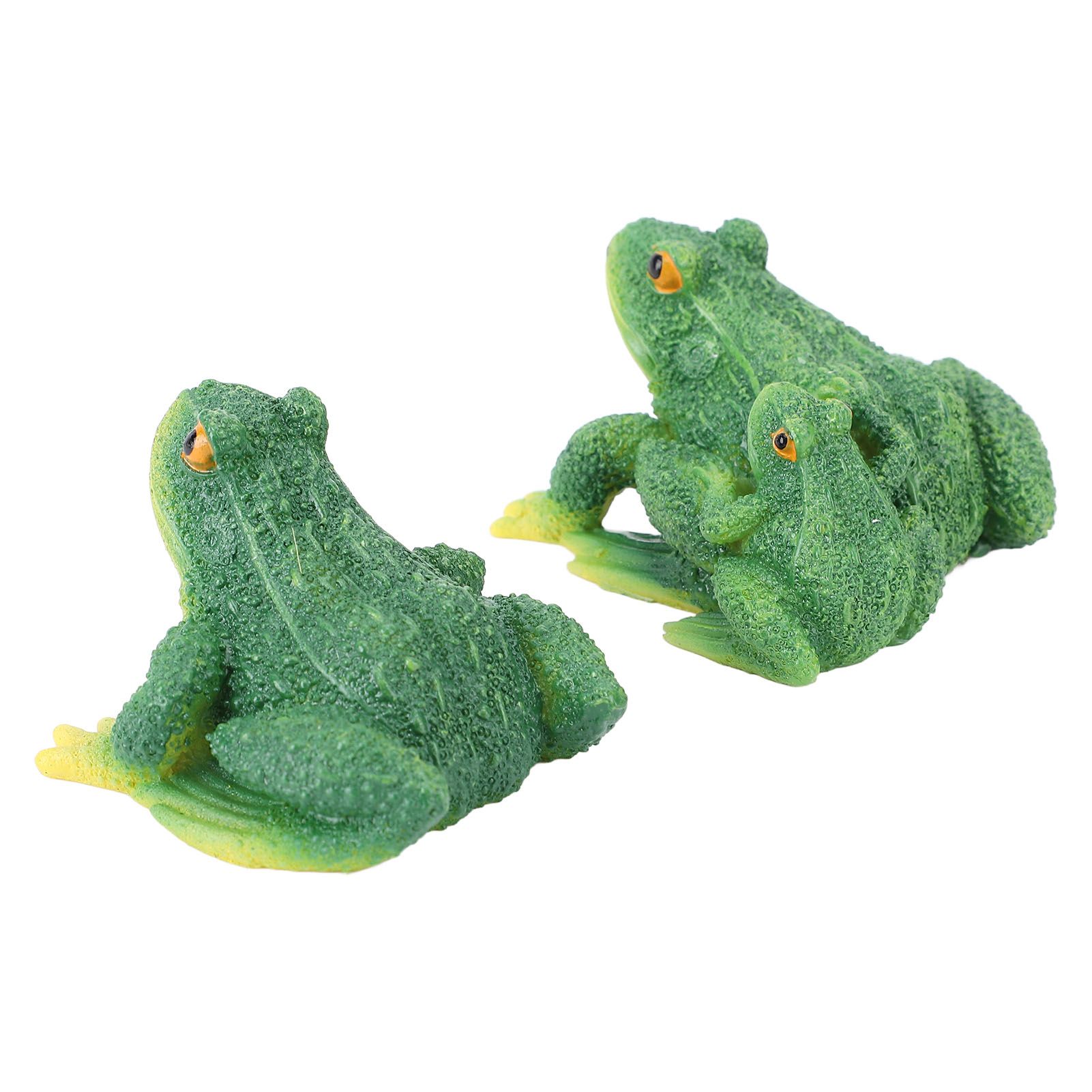Frog Statue Garden Decor Resin Weatherproof Outdoor Frog Figurine Lawn view 8