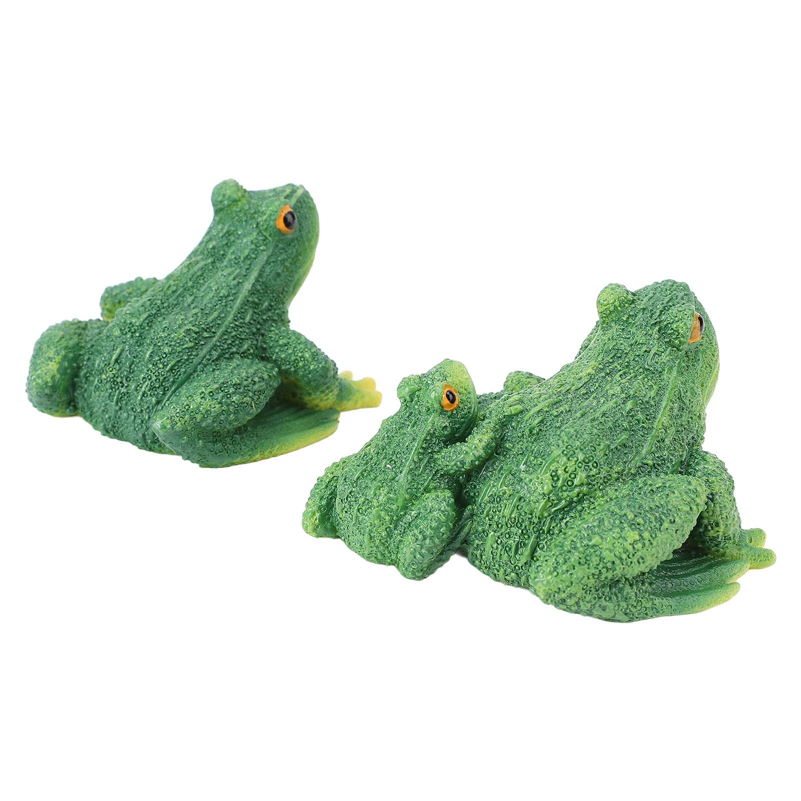 Frog Statue Garden Decor Resin Weatherproof Outdoor Frog Figurine Lawn view 10