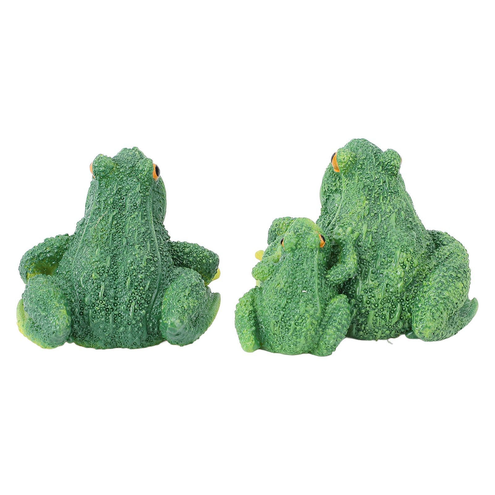 Frog Statue Garden Decor Resin Weatherproof Outdoor Frog Figurine Lawn view 11