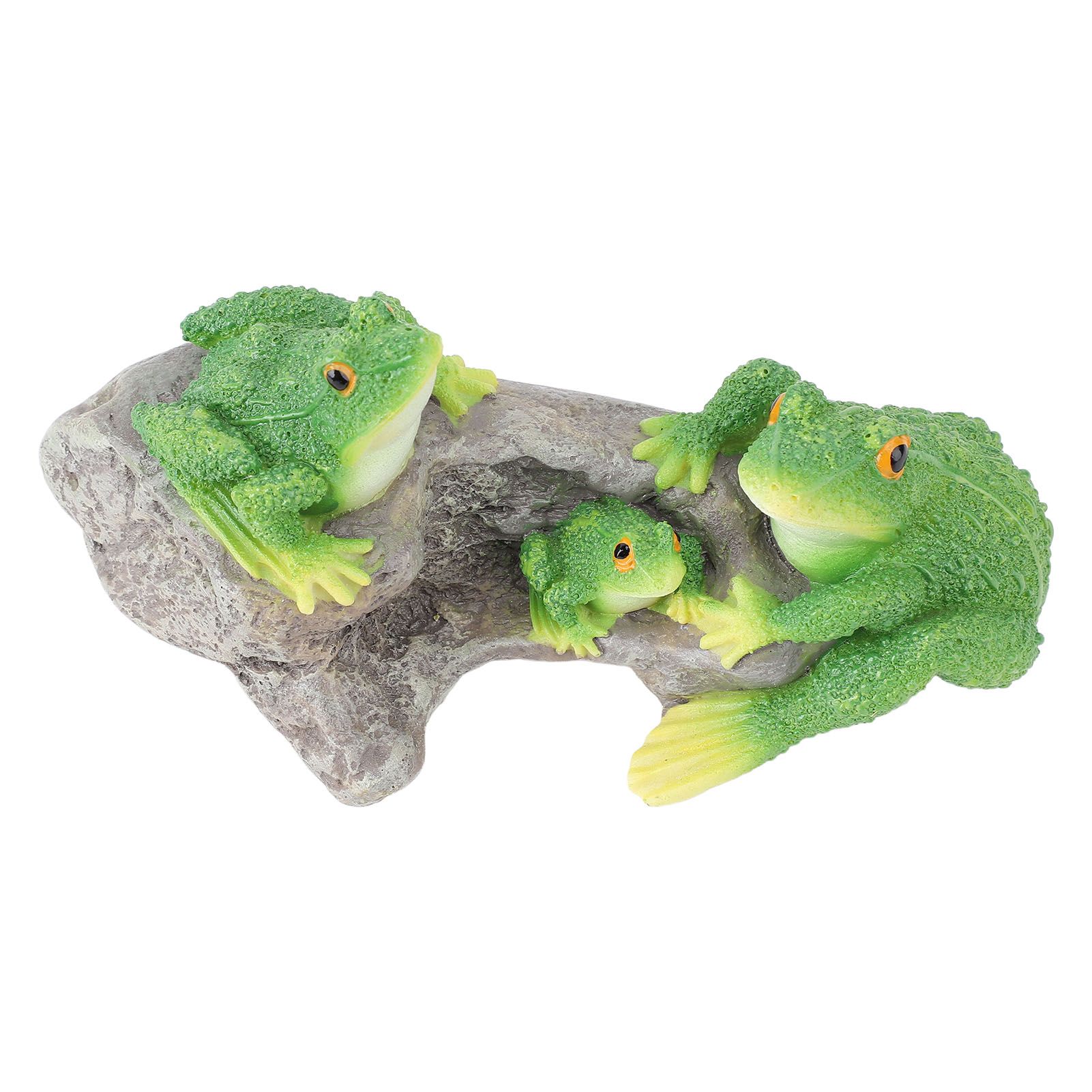 Frog Statue Garden Decor Resin Weatherproof Outdoor Frog Figurine Lawn view 6