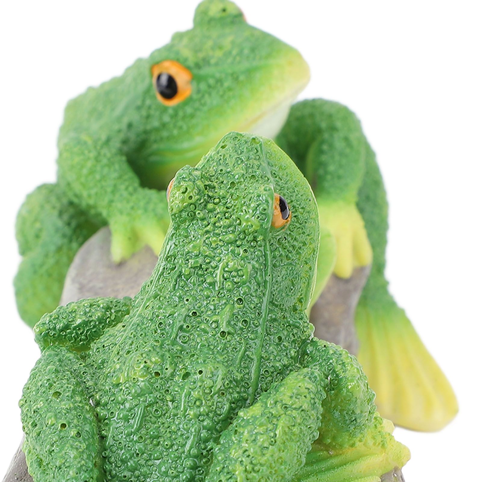 Frog Statue Garden Decor Resin Weatherproof Outdoor Frog Figurine Lawn view 7