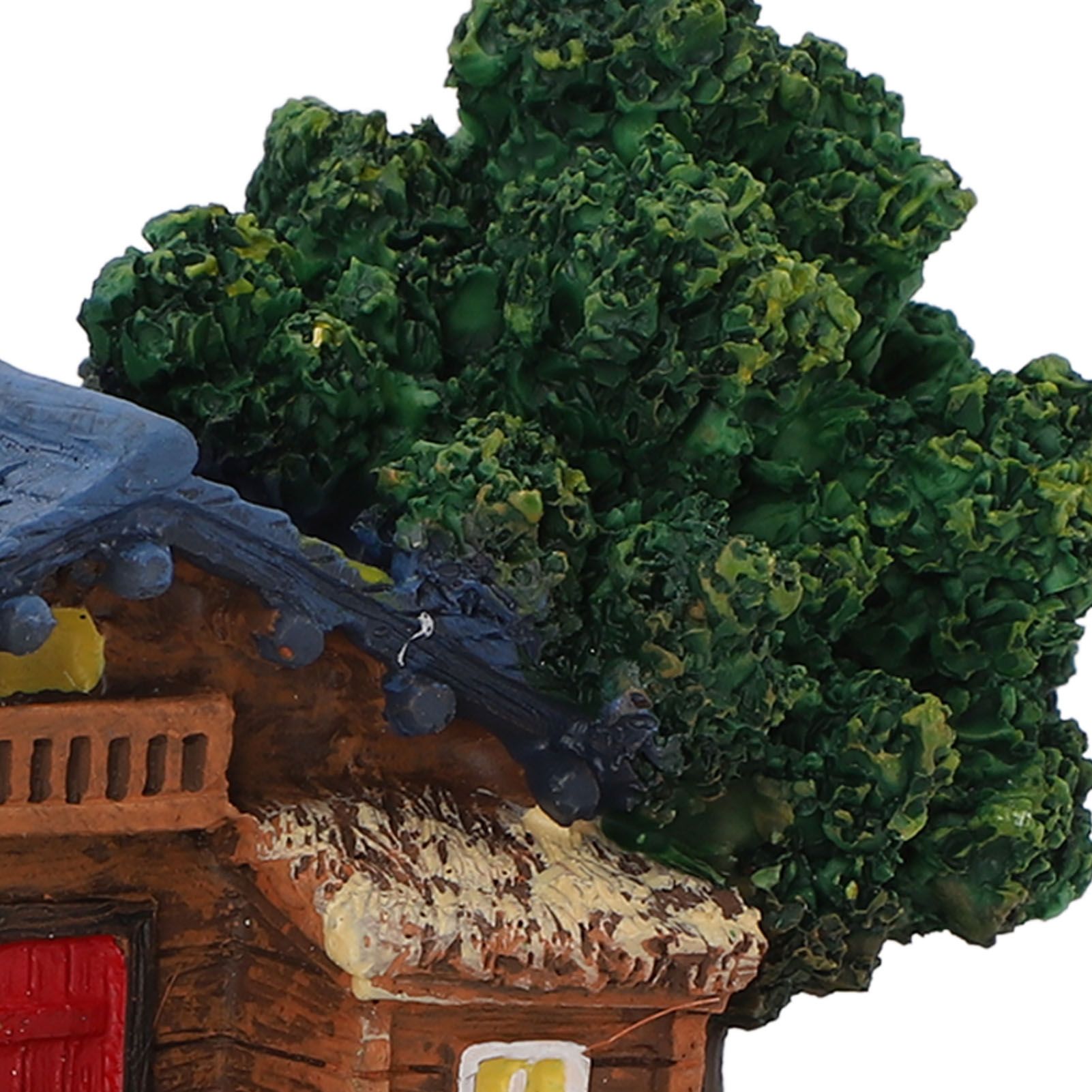 Micro Landscape House Figurine Resin Village Hut Ornament Bonsai Decoration view 5