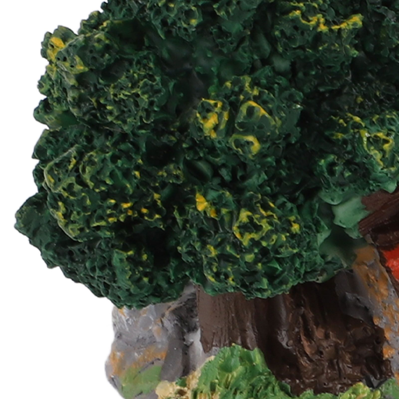 Micro Landscape House Figurine Resin Village Hut Ornament Bonsai Decoration view 2