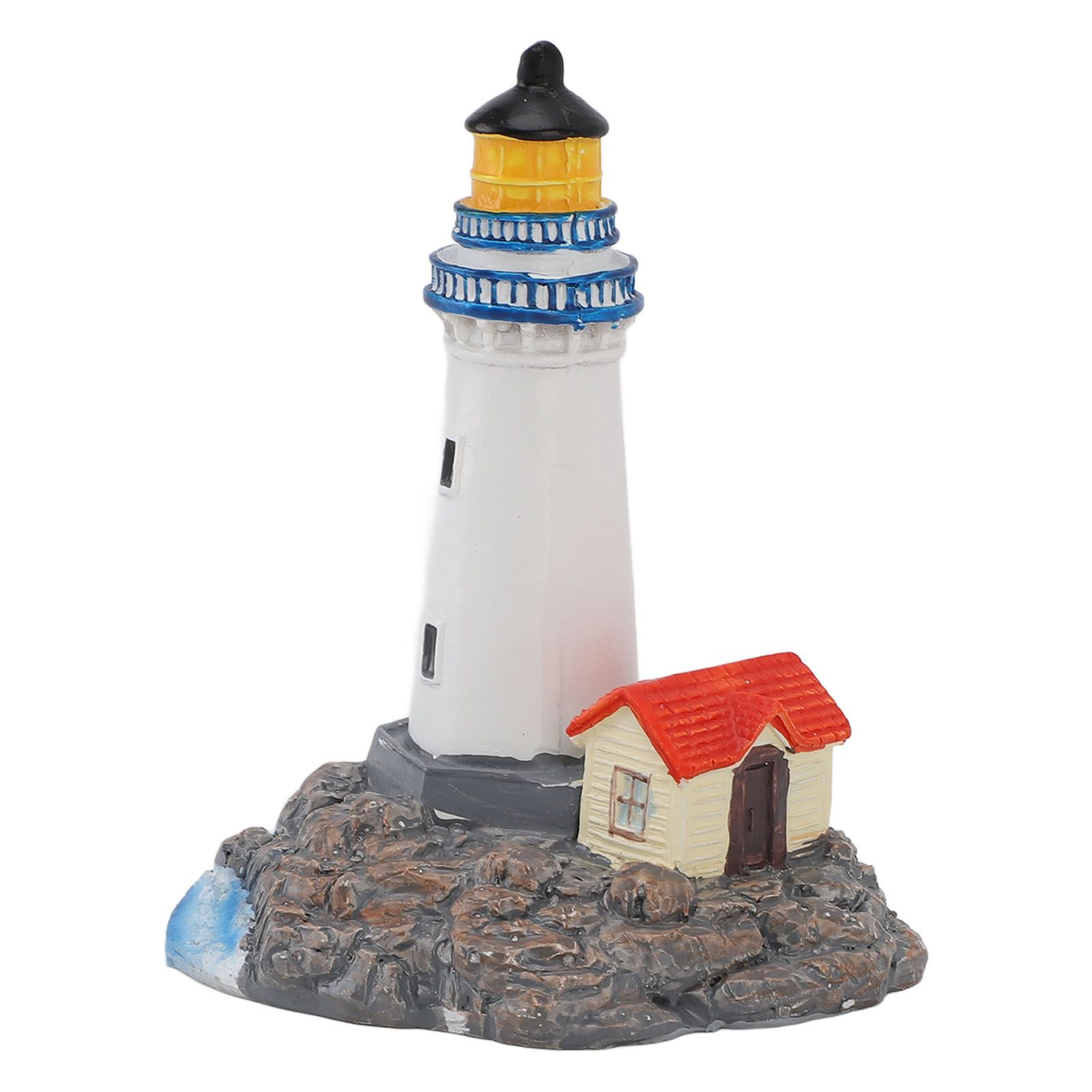Lighthouse Ornament Resin Decorative Lighthouse Figurine Tabletop Decor for view 6