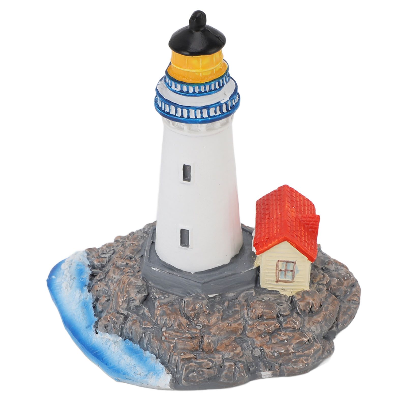 Lighthouse Ornament Resin Decorative Lighthouse Figurine Tabletop Decor for view 8