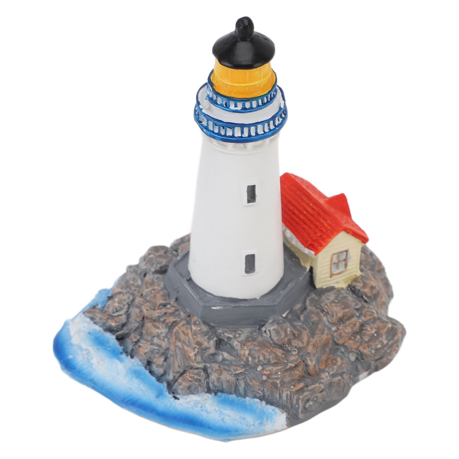 Lighthouse Ornament Resin Decorative Lighthouse Figurine Tabletop Decor for view 10