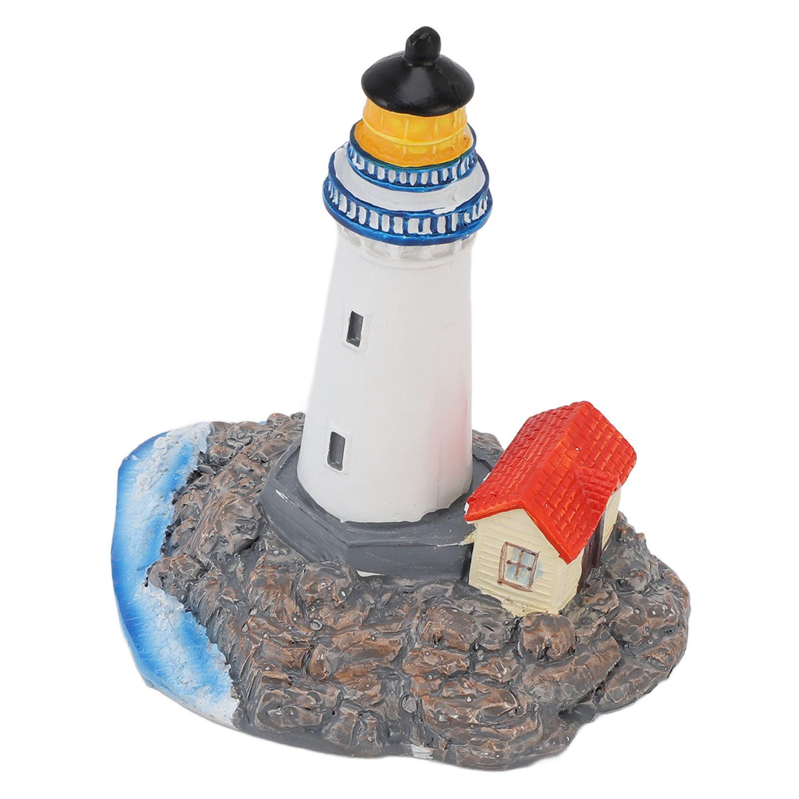 Lighthouse Ornament Resin Decorative Lighthouse Figurine Tabletop Decor for view 12