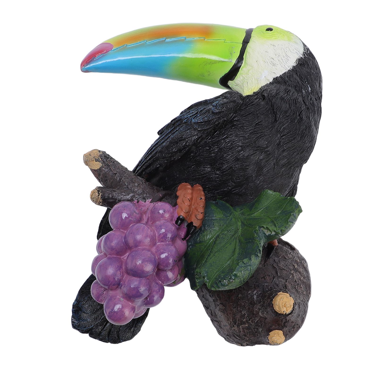 Toucan Tree Hugger Tree Decor Hanging Garden Statue Multicolor Resin Tropical — image 1