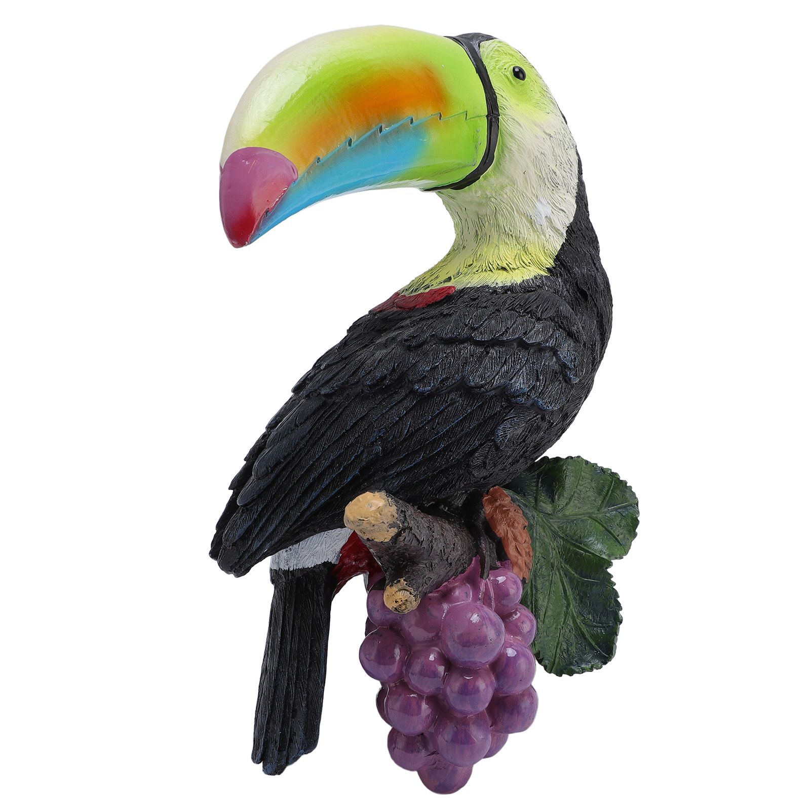 Toucan Tree Hugger Tree Decor Hanging Garden Statue Multicolor Resin Tropical view 3