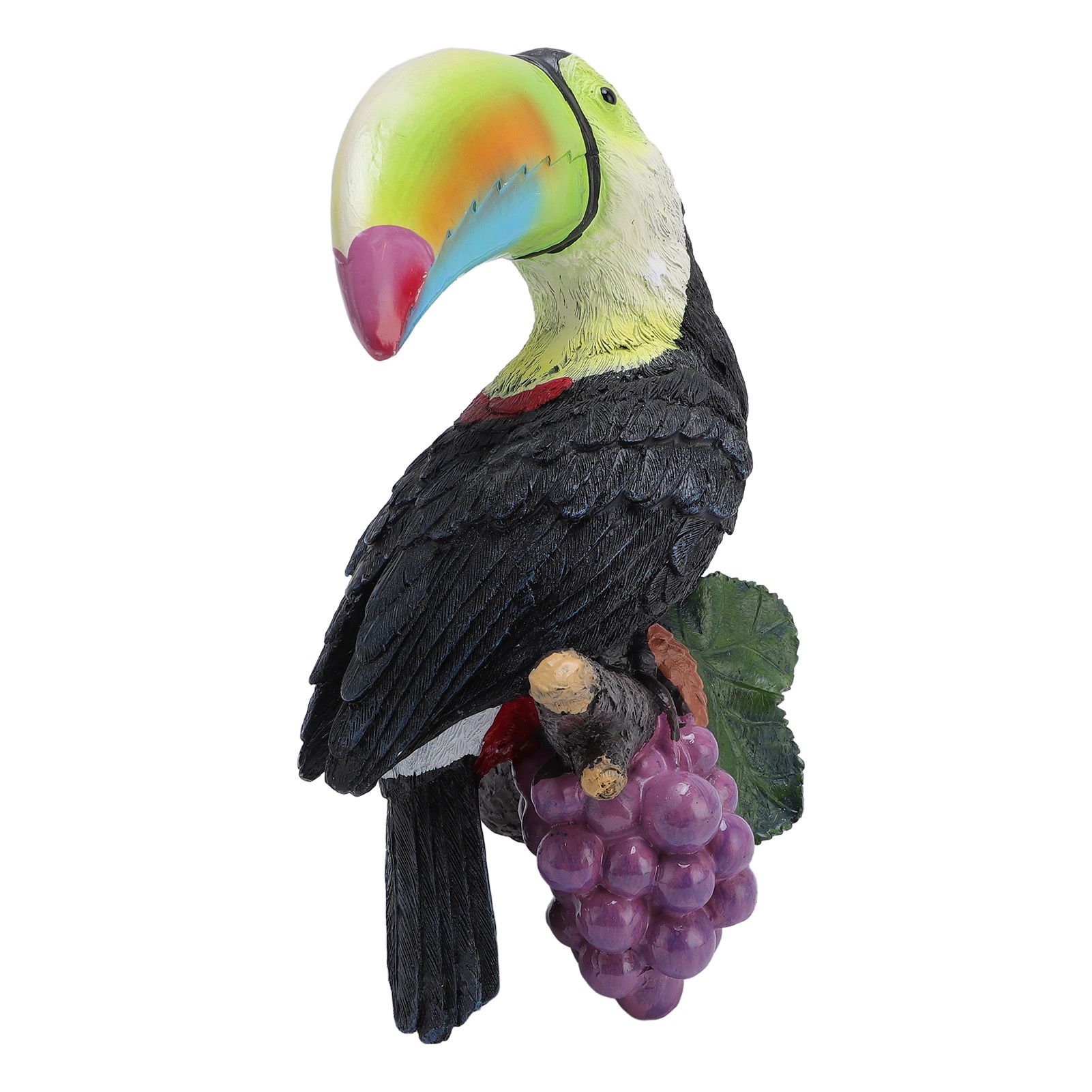 Toucan Tree Hugger Tree Decor Hanging Garden Statue Multicolor Resin Tropical view 6