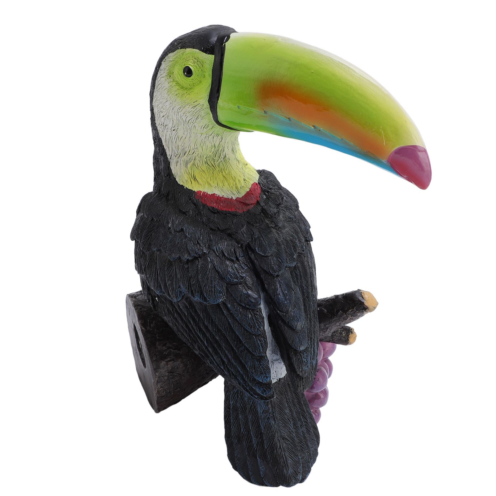Toucan Tree Hugger Tree Decor Hanging Garden Statue Multicolor Resin Tropical view 8