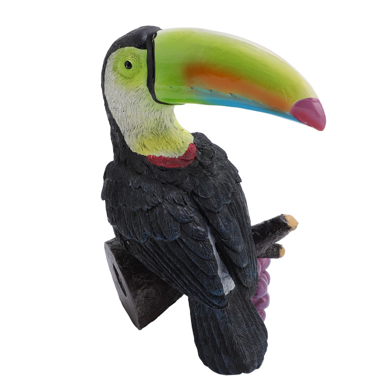 Toucan Tree Hugger Tree Decor Hanging Garden Statue Multicolor Resin Tropical view 9