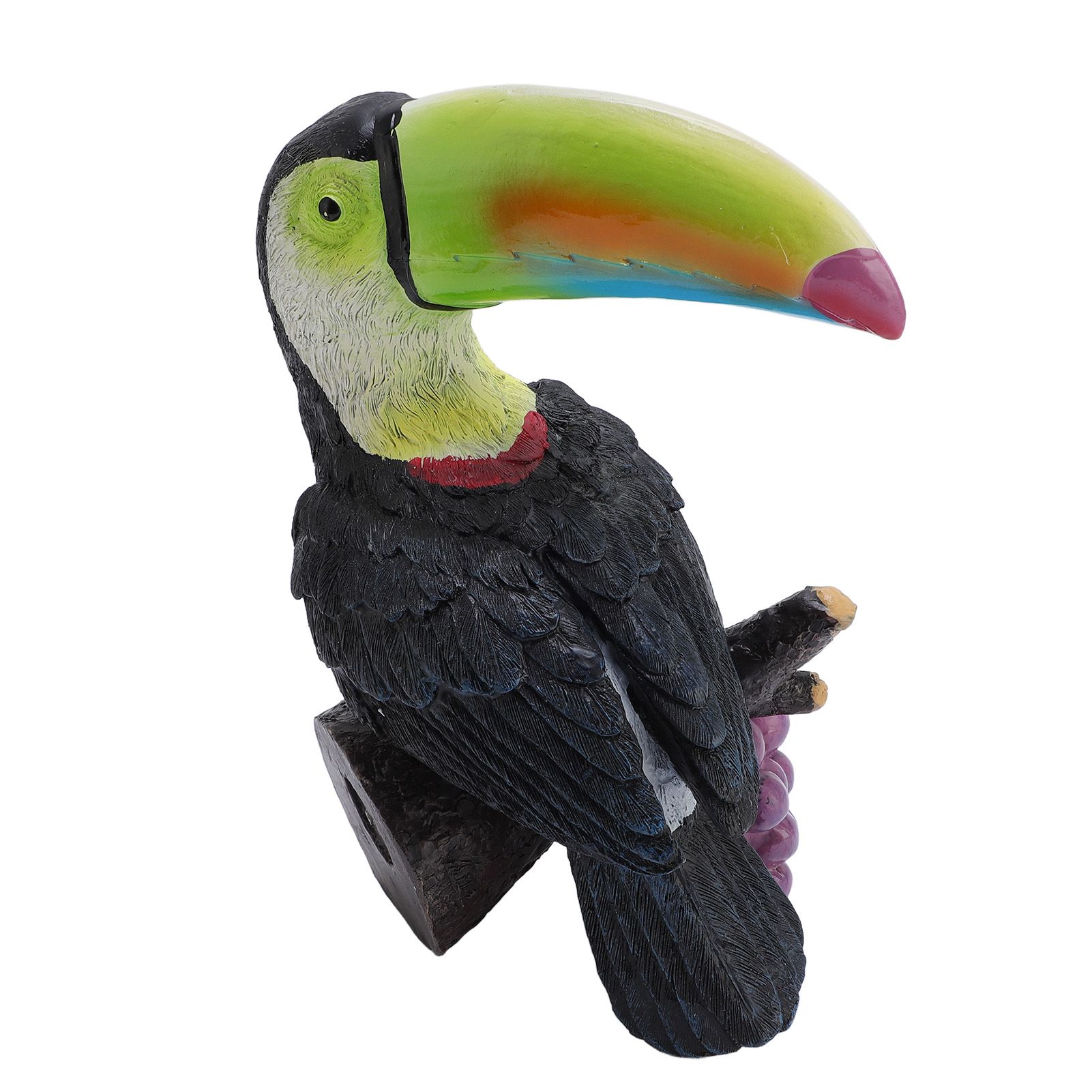 Toucan Tree Hugger Tree Decor Hanging Garden Statue Multicolor Resin Tropical view 10