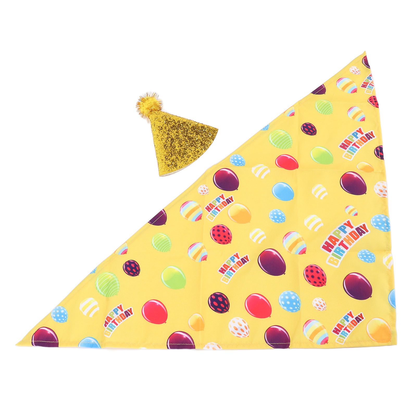 Happy Birthday Goose Outfit with Glitter Birthday Hat Lawn Goose Clothing view 8