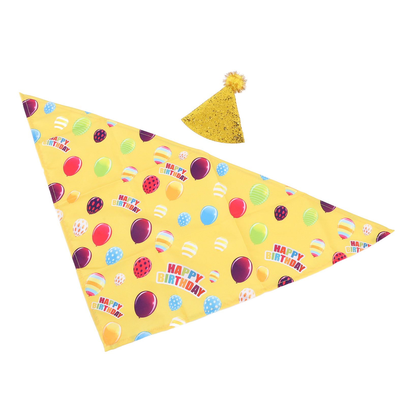 Happy Birthday Goose Outfit with Glitter Birthday Hat Lawn Goose Clothing view 9