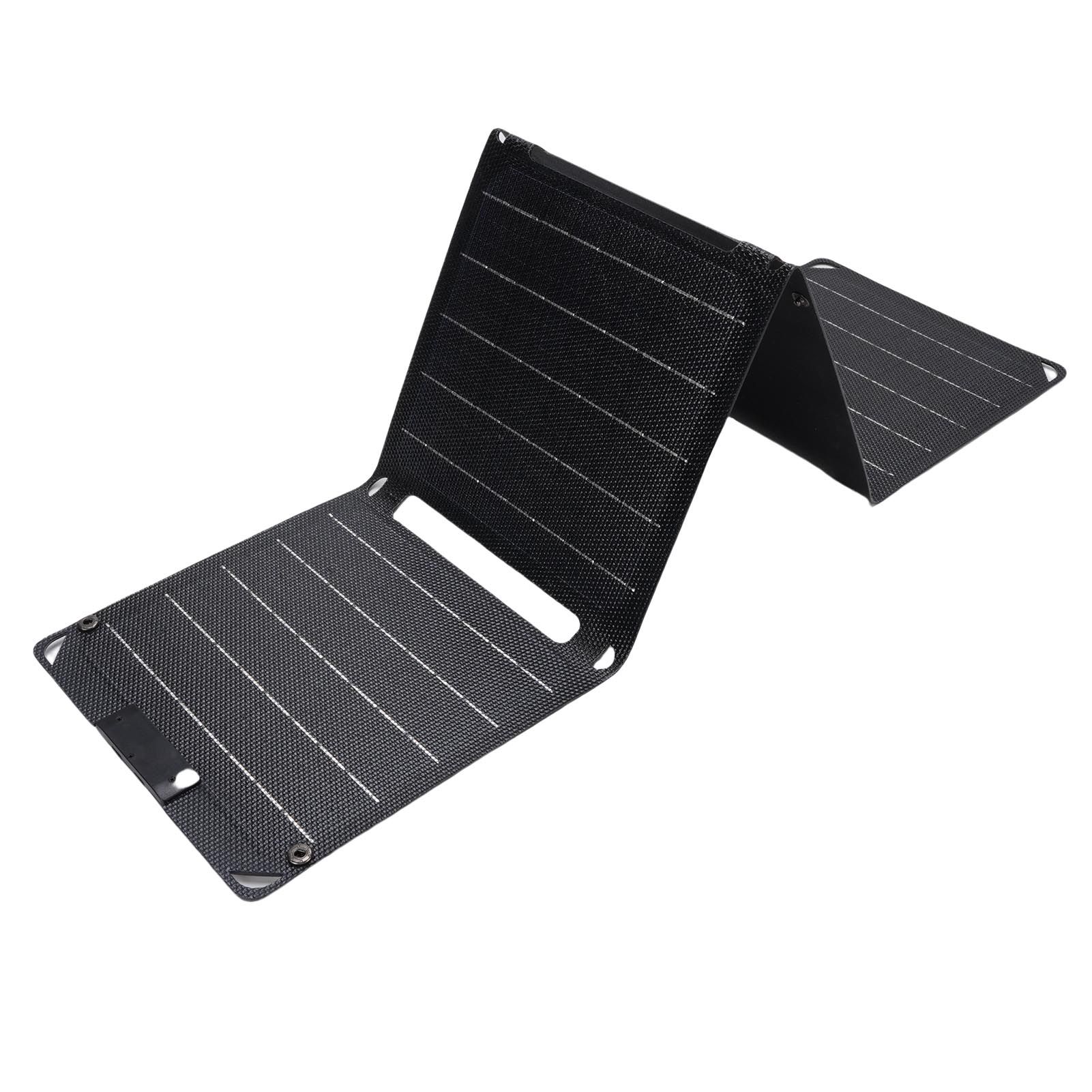 Foldable Solar Panel Charger 40W Double Type C Ports Monocrystalline Silicon view 8