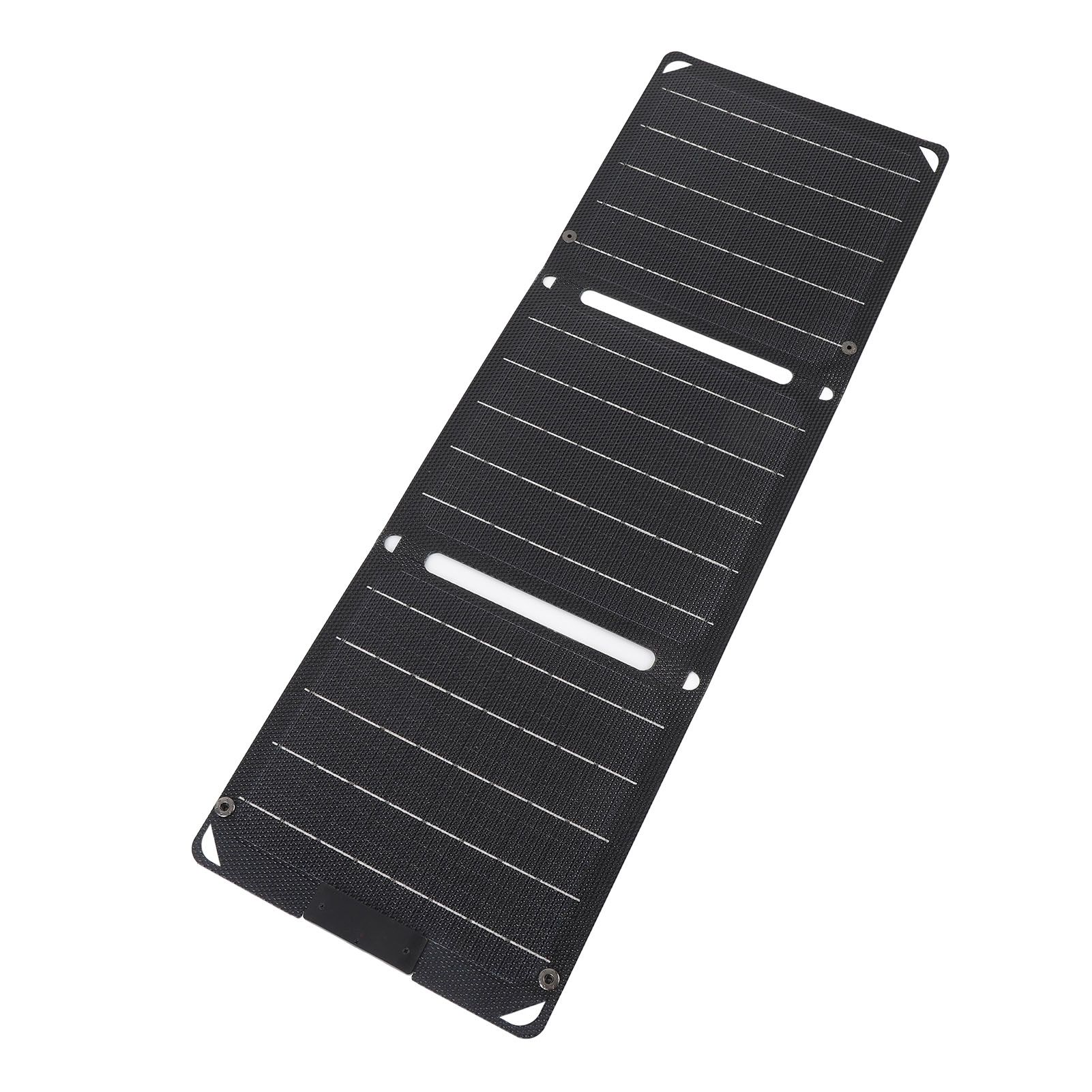30W Solar Panel 3 Fold Monocrystalline 2 TYPE-C Port Portable Outdoor Solar view 4