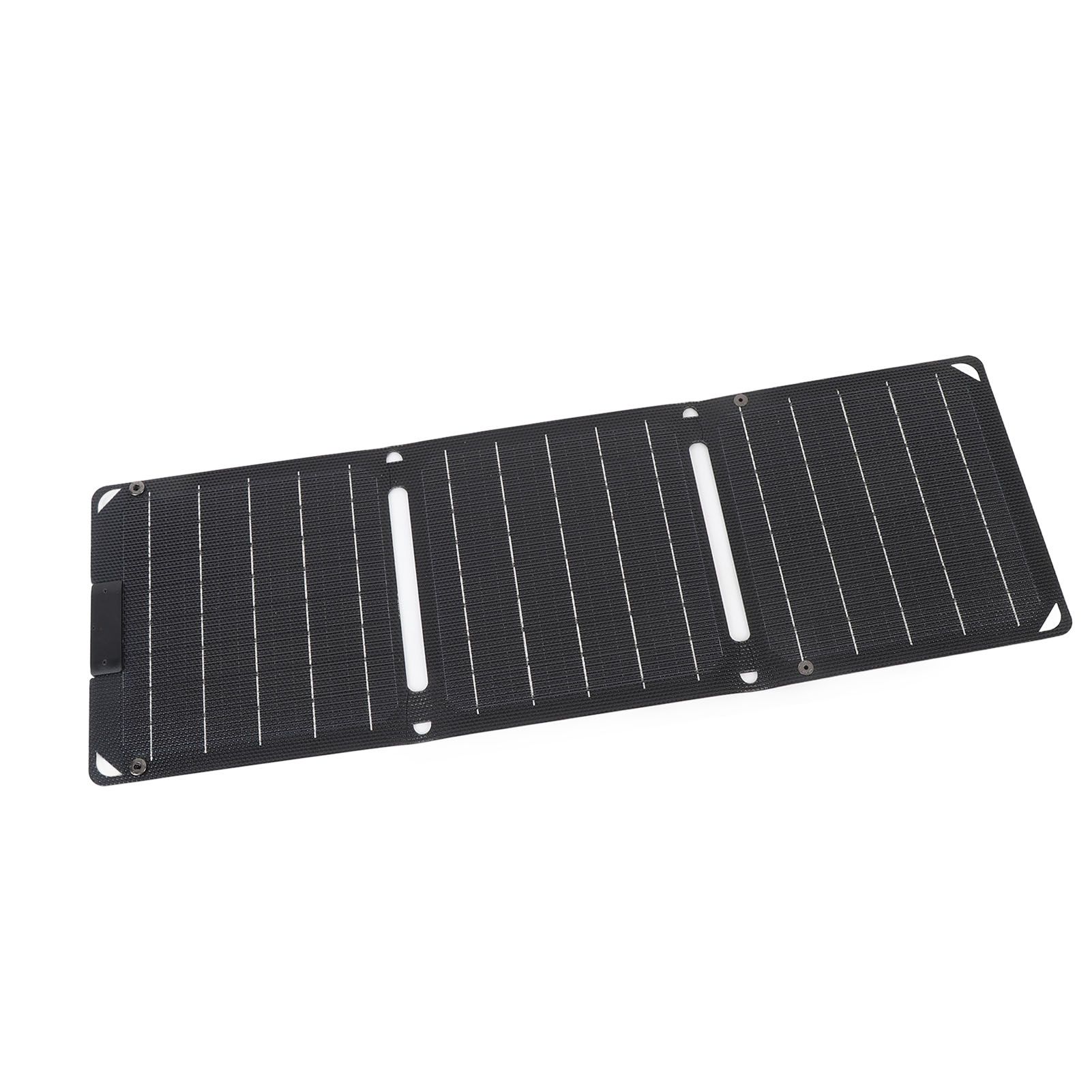 30W Solar Panel 3 Fold Monocrystalline 2 TYPE-C Port Portable Outdoor Solar view 11