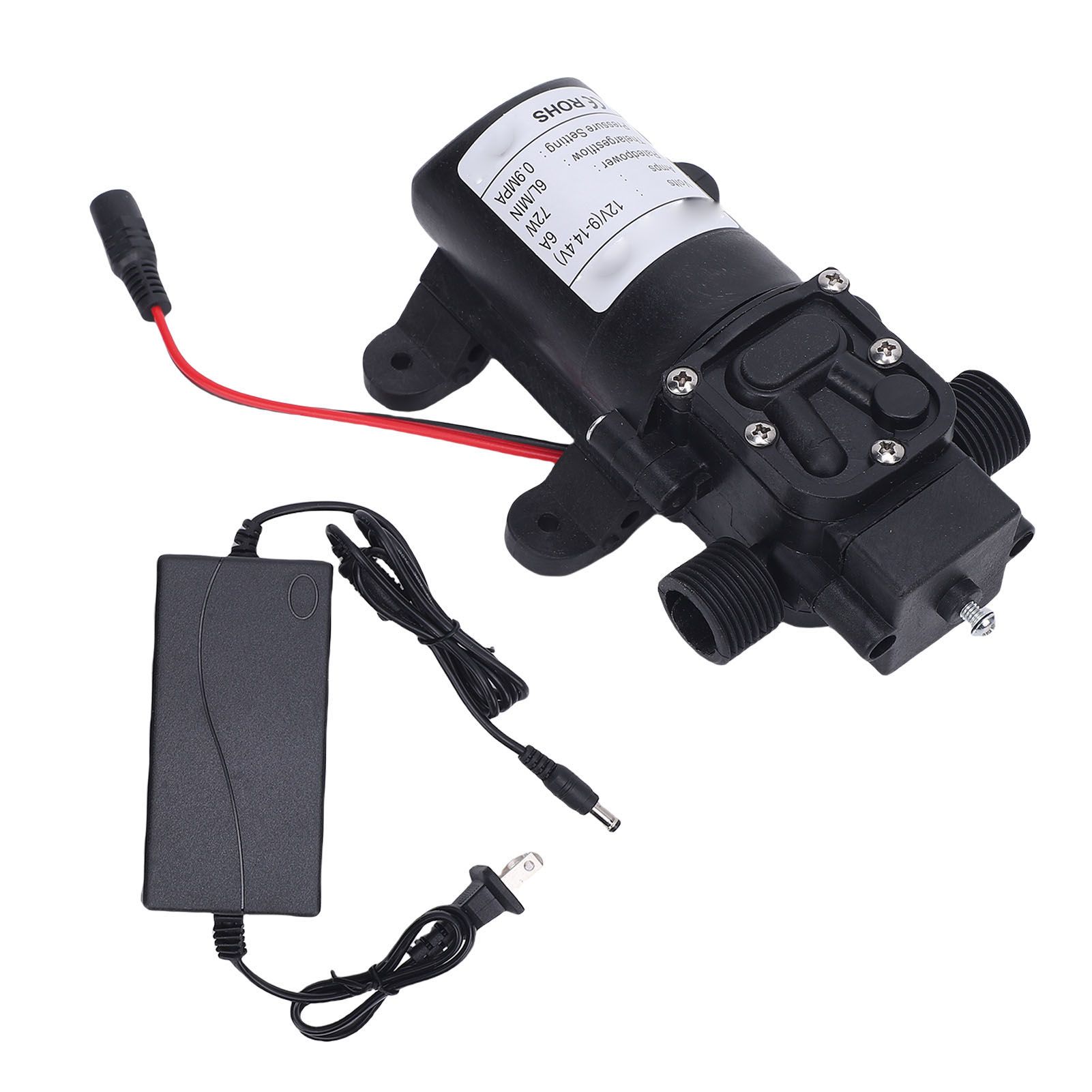 Self Priming Sprayer Pump 72W 12V Water Pump for Cars RVs Boats Watering view 3