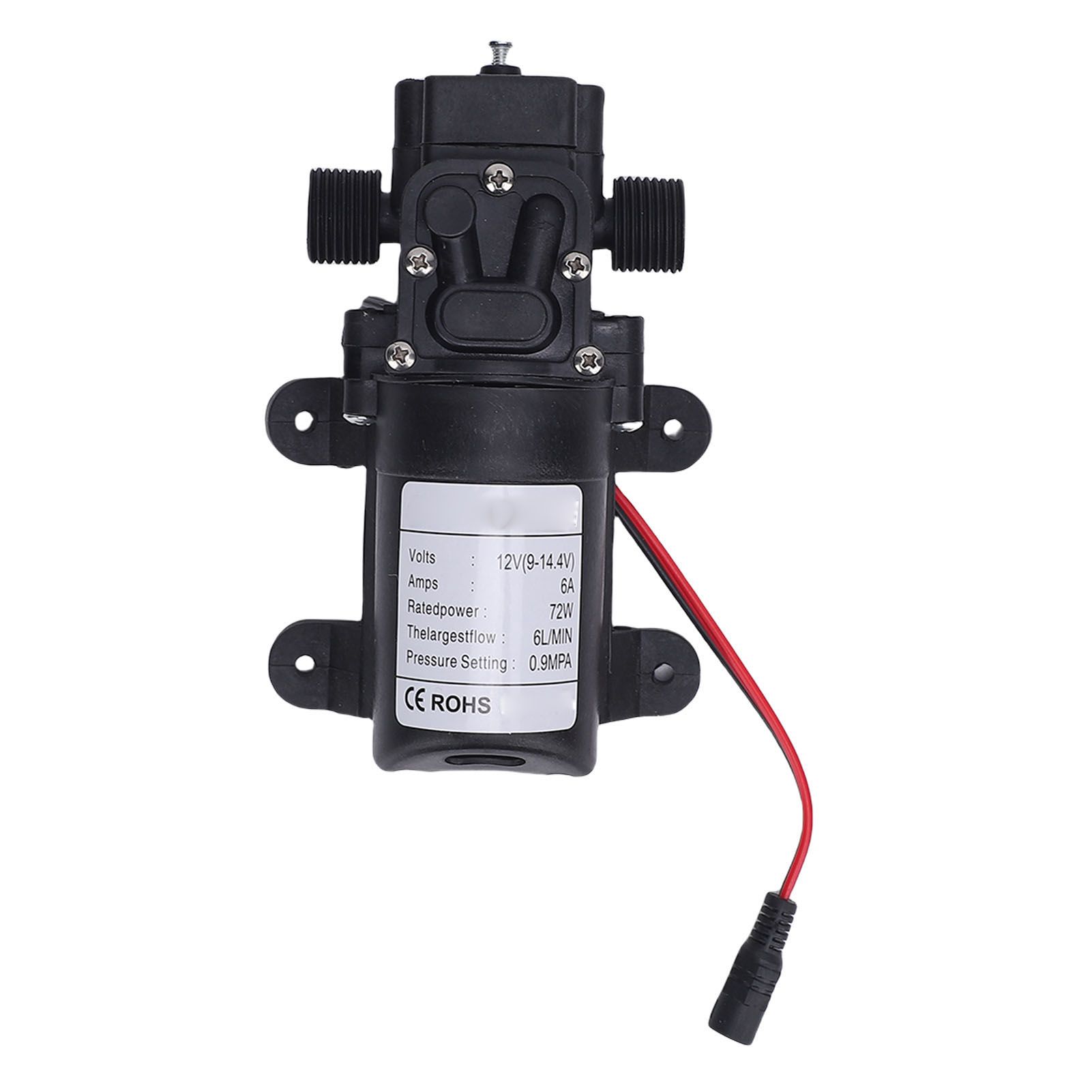 Self Priming Sprayer Pump 72W 12V Water Pump for Cars RVs Boats Watering view 4