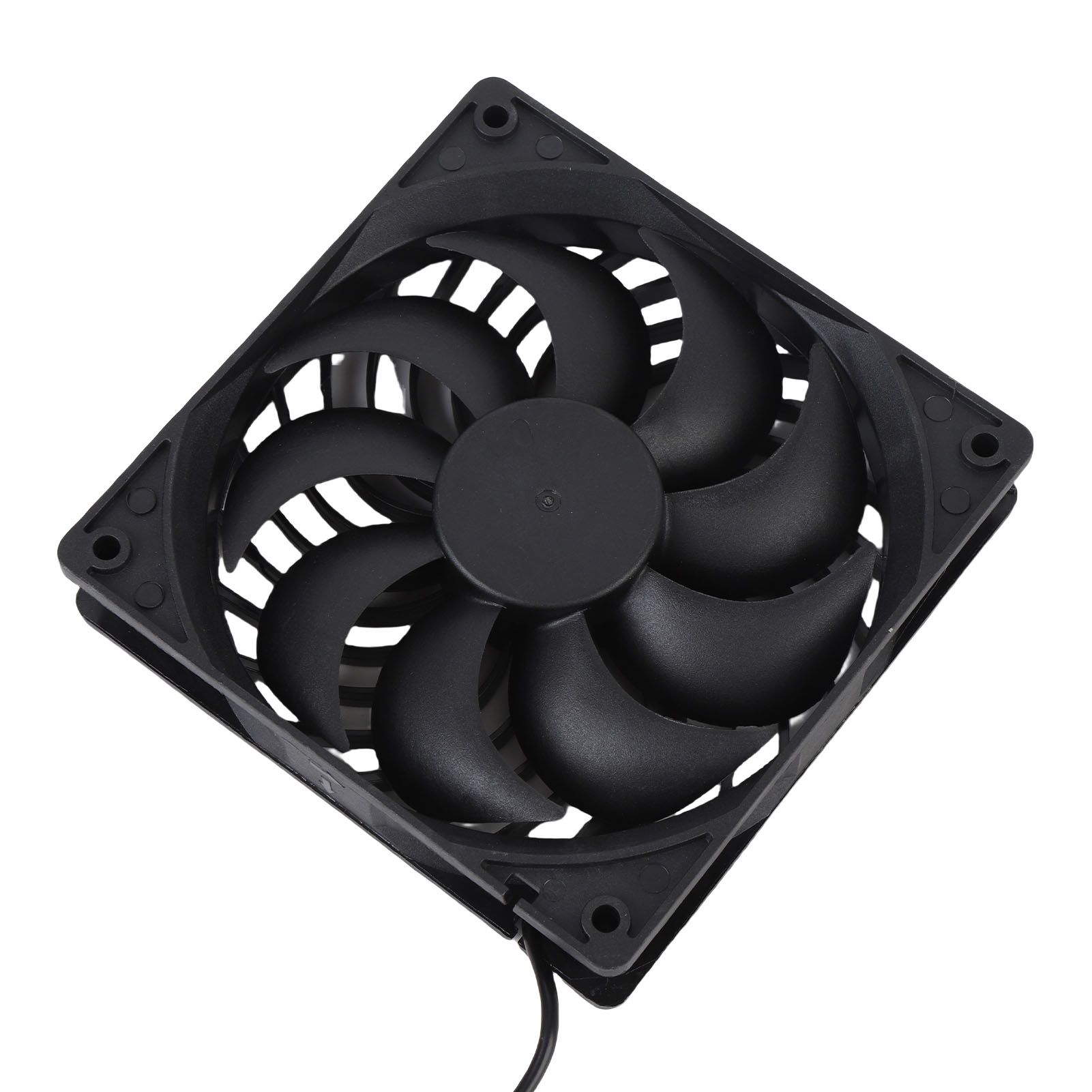 Solar Powered Dual Fan Kit 16W Monocrystalline Solar Panel with Aluminum Frame view 2