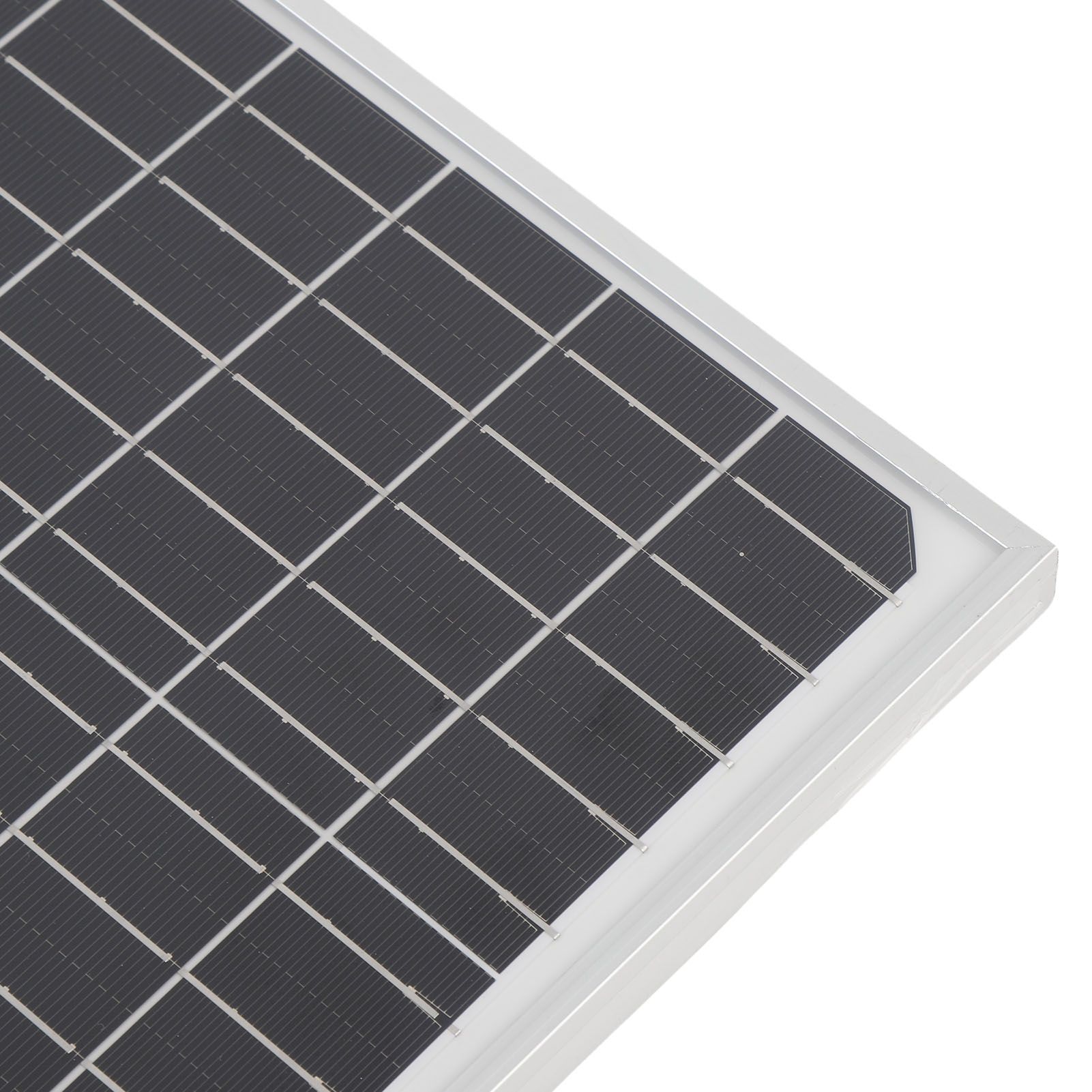 Solar Powered Dual Fan Kit 16W Monocrystalline Solar Panel with Aluminum Frame view 7