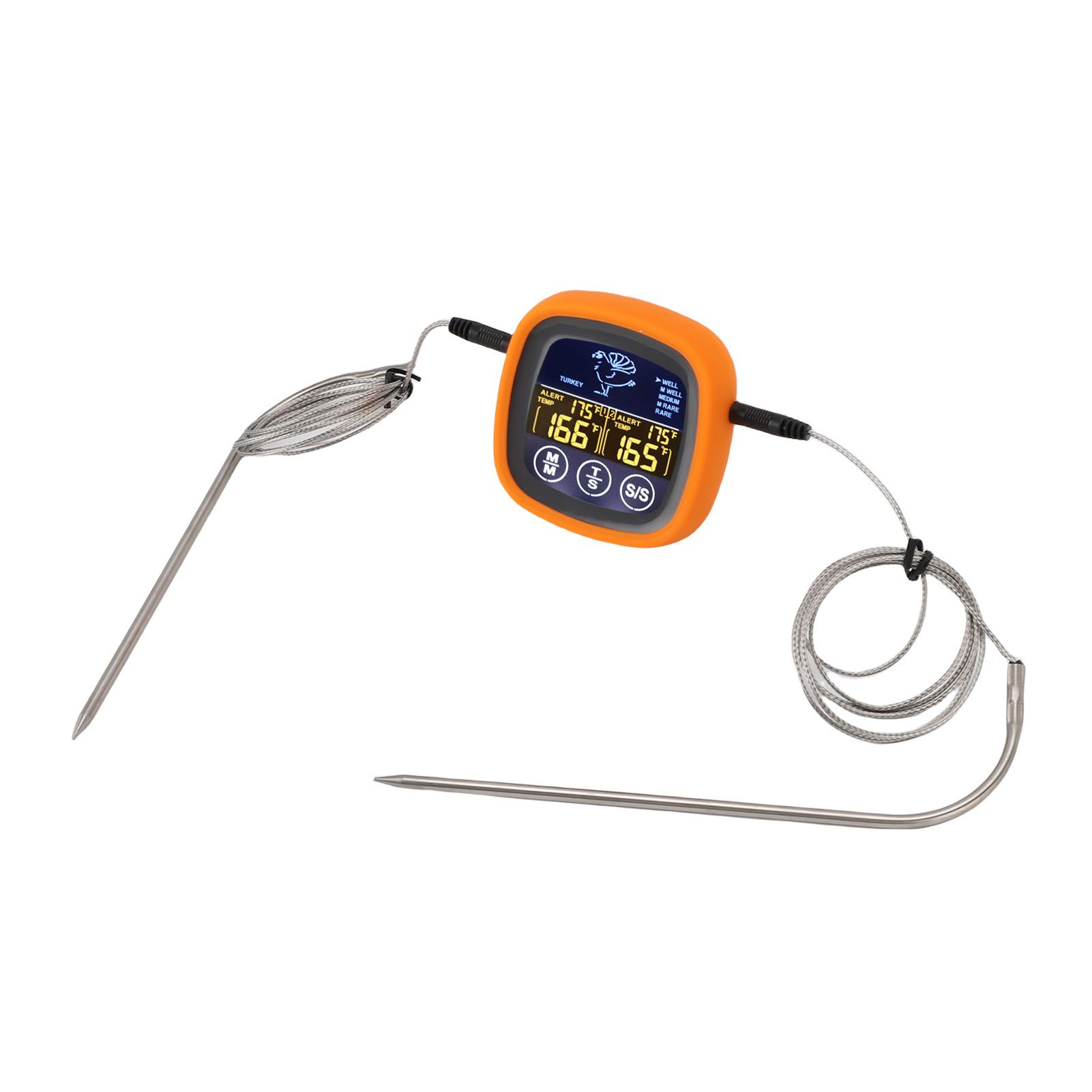 Meat Thermometer Touchscreen 2 Probes Digital Grill Thermometer with Timer for view 4